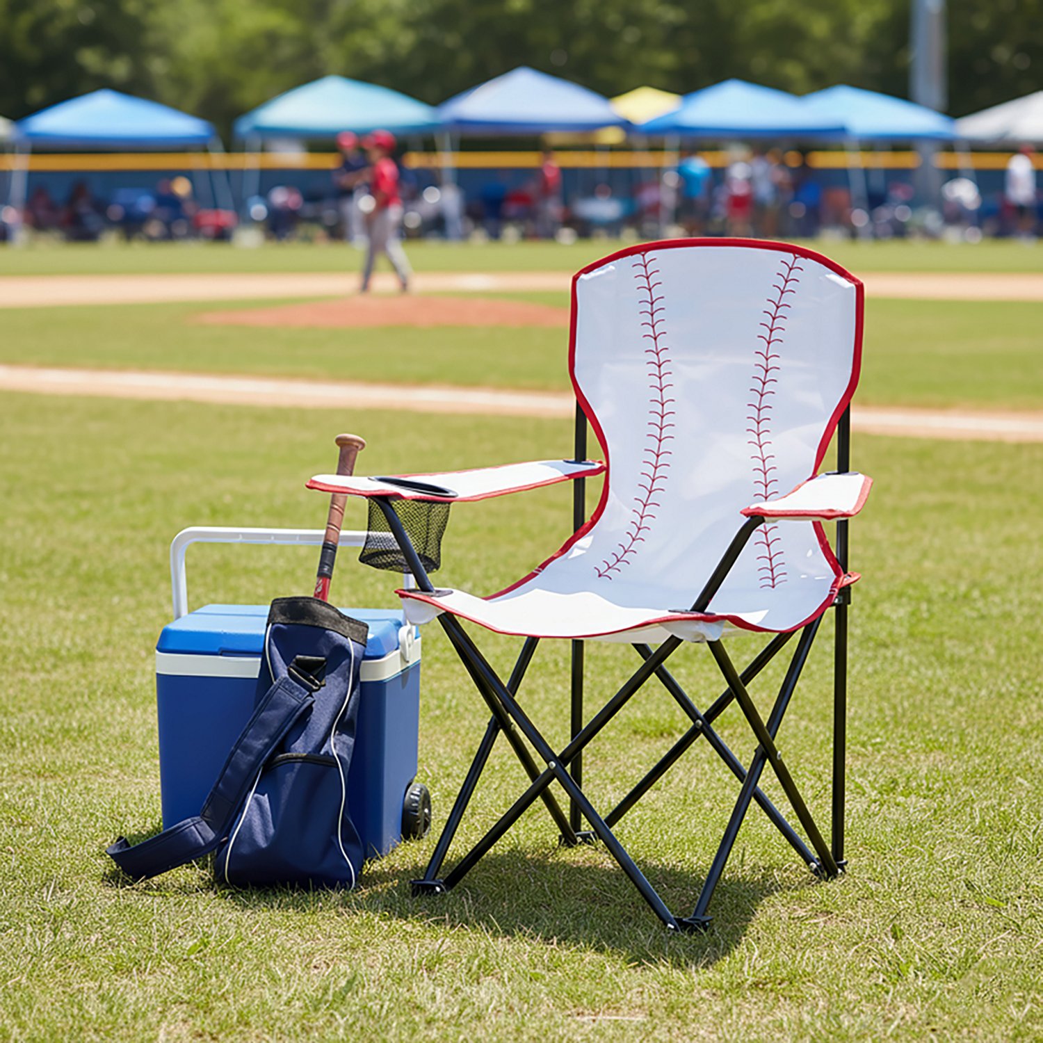 Academy Sports + Outdoors Kids' Baseball Folding Chair - view number 5
