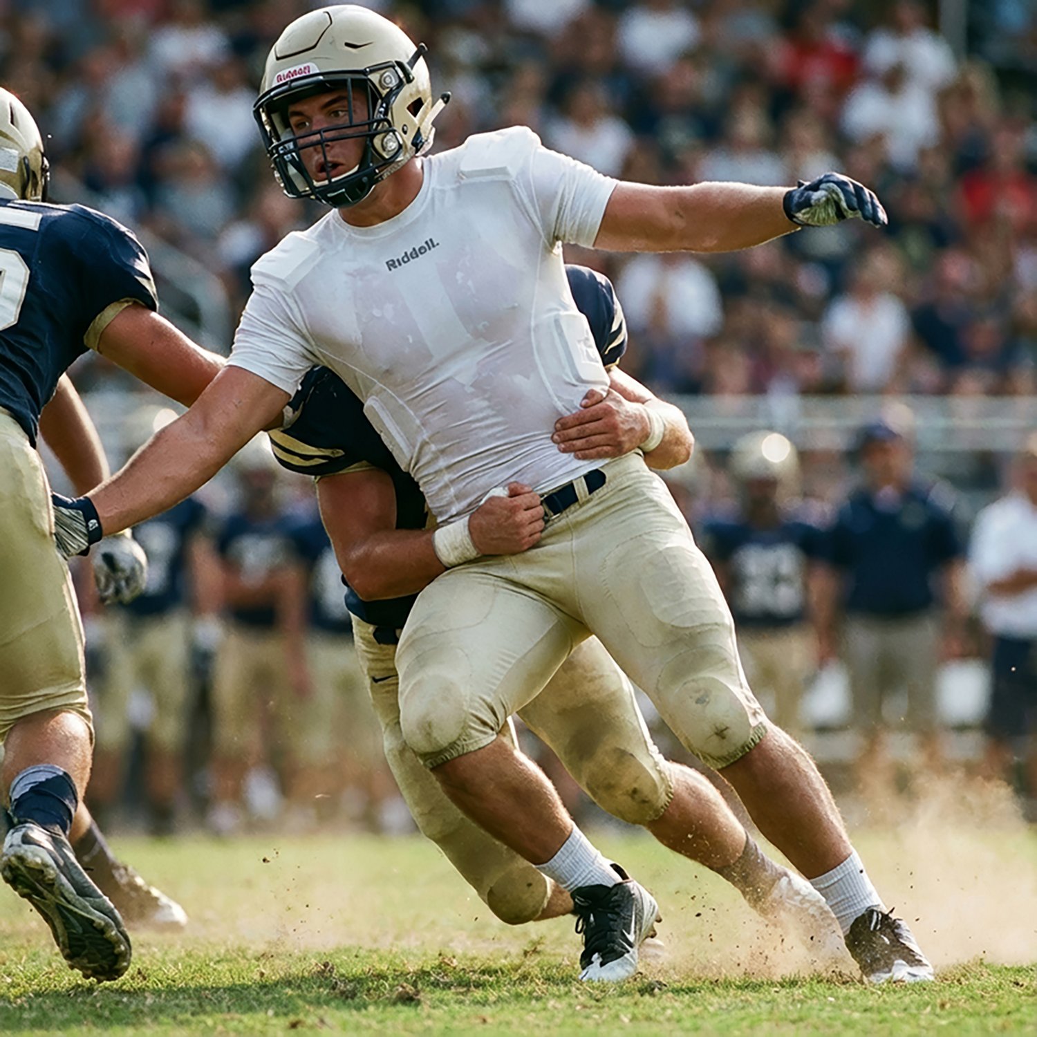 Riddell Adults' 5-Piece Integrated Shirt - view number 3