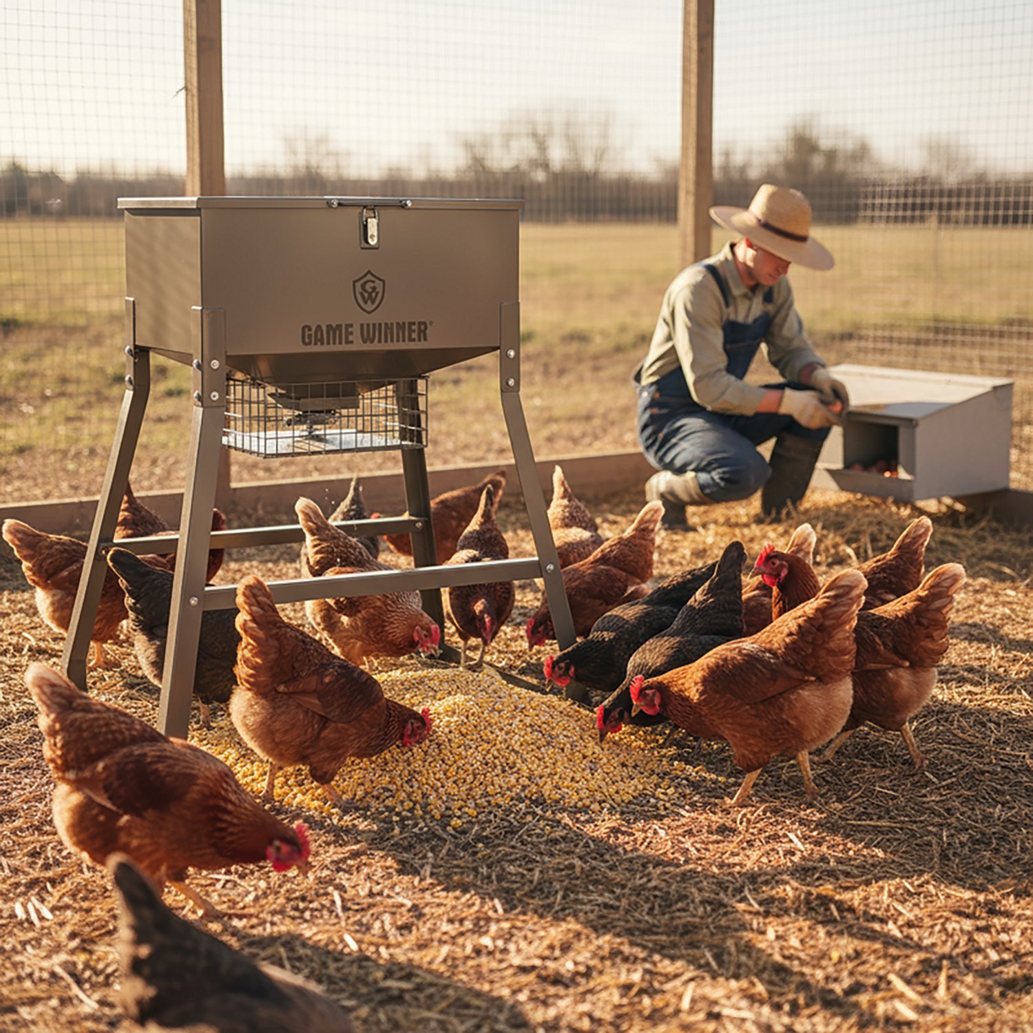 Game Winner 300 lb Farmhand Feeder