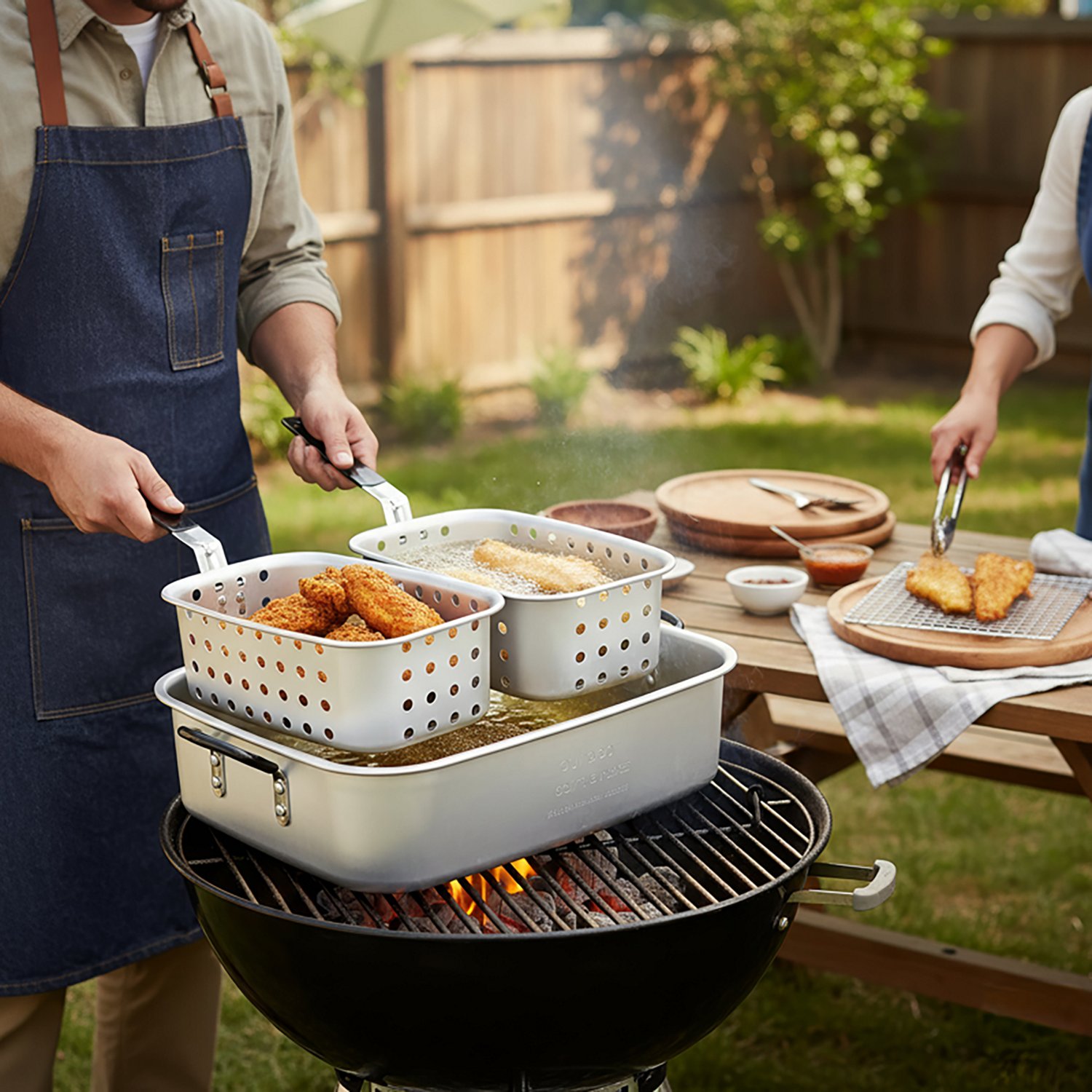 Outdoor Gourmet 15 qt Pan and Baskets - view number 2