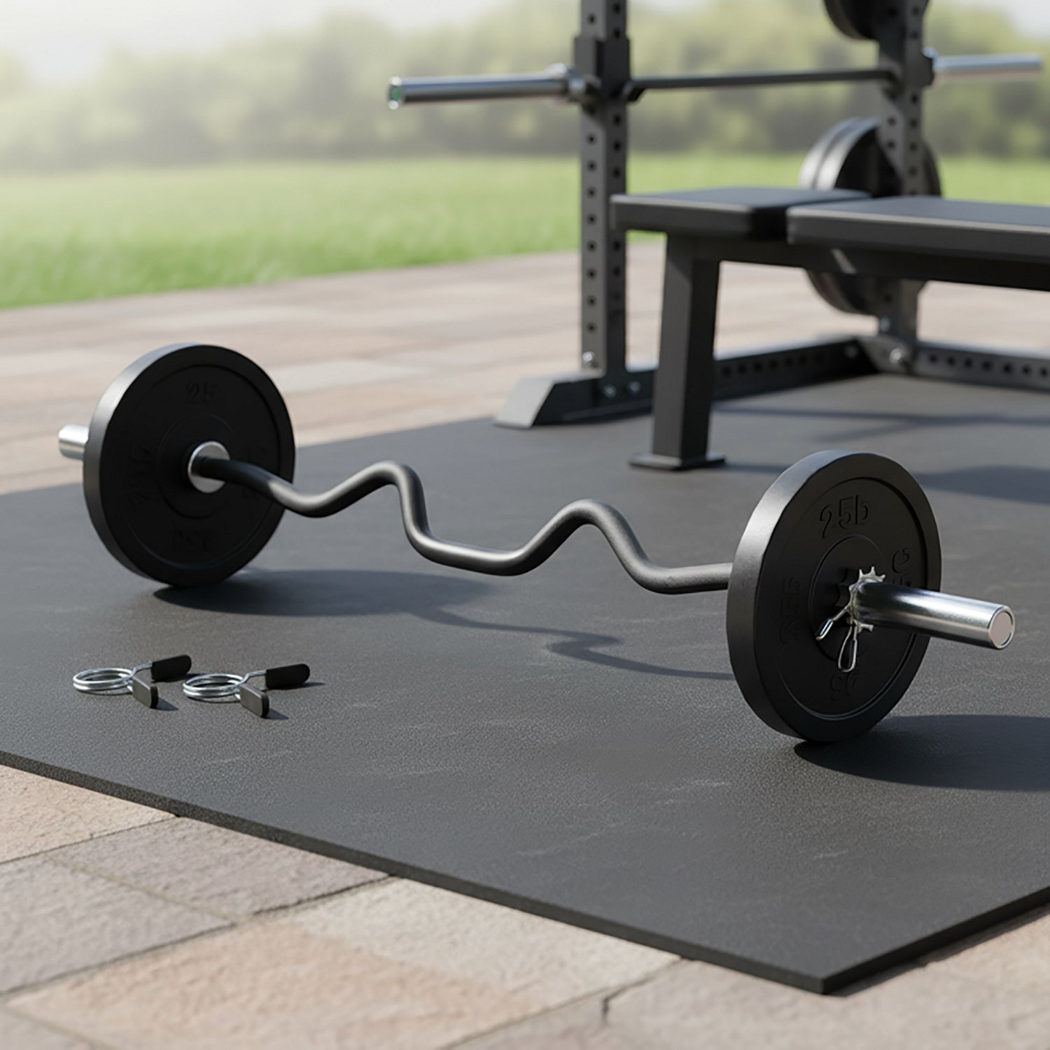 CAP Barbell 2 in Solid Curl Bar - view number 4