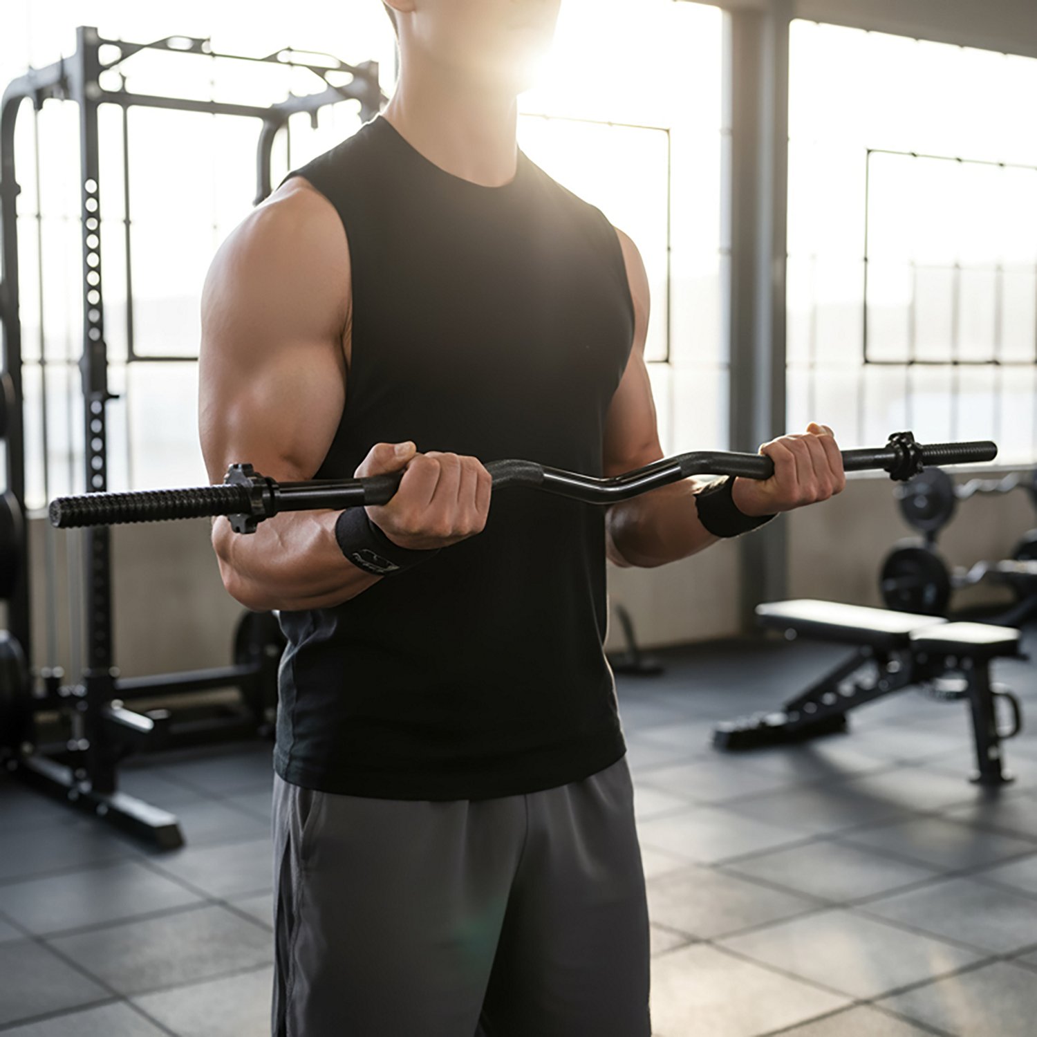 CAP Barbell Regular Threaded Curl Bar - view number 3