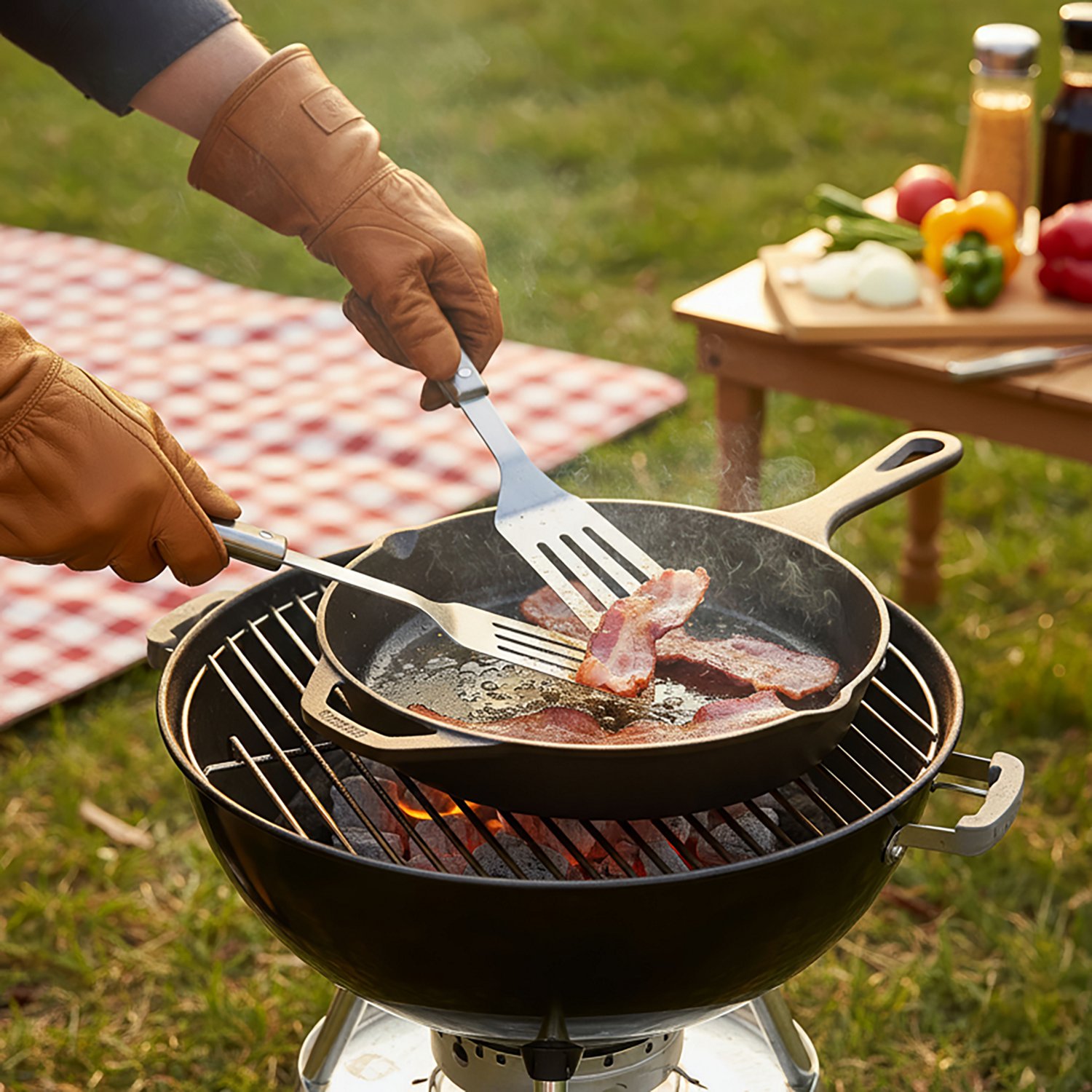 Outdoor Gourmet 8 in Polished Cast Iron Skillet - view number 3