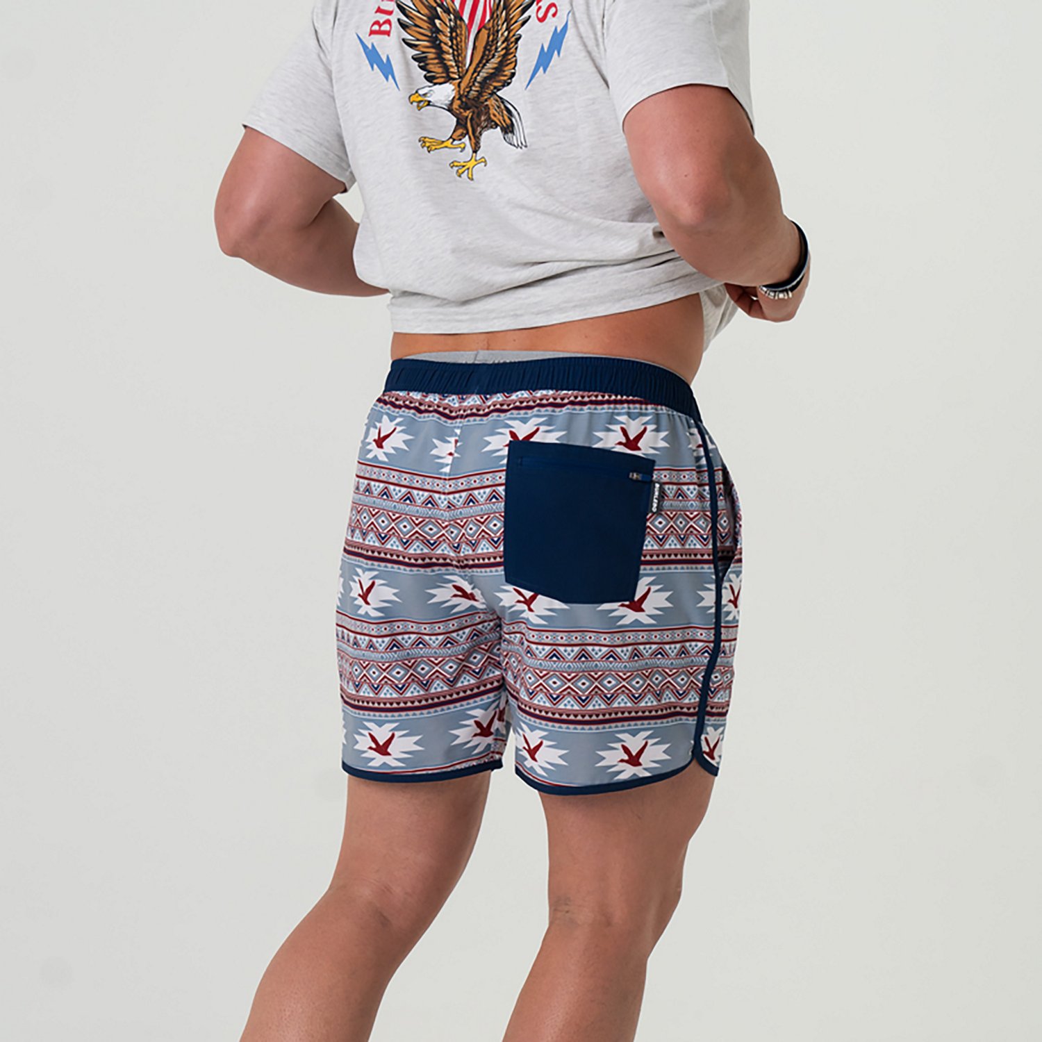 BURLEBO Men's Swim Trunks 6.25 in - view number 2