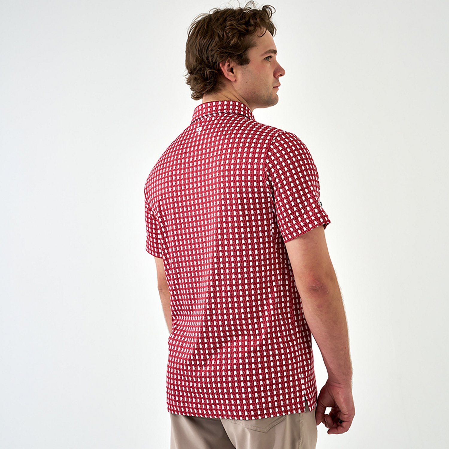 Burlebo Men's Alabama Performance Long Sleeve Polo Shirt - view number 2