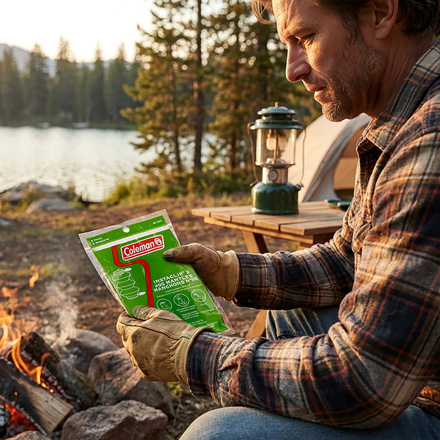 Coleman® Insta-Clip Tube Lantern Mantle - view number 2