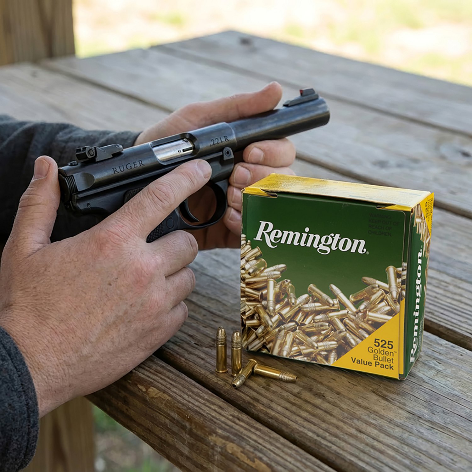 Remington Golden Bullet HP .22 LR 36-Grain Rimfire Rifle Ammunition - 525 Rounds - view number 2