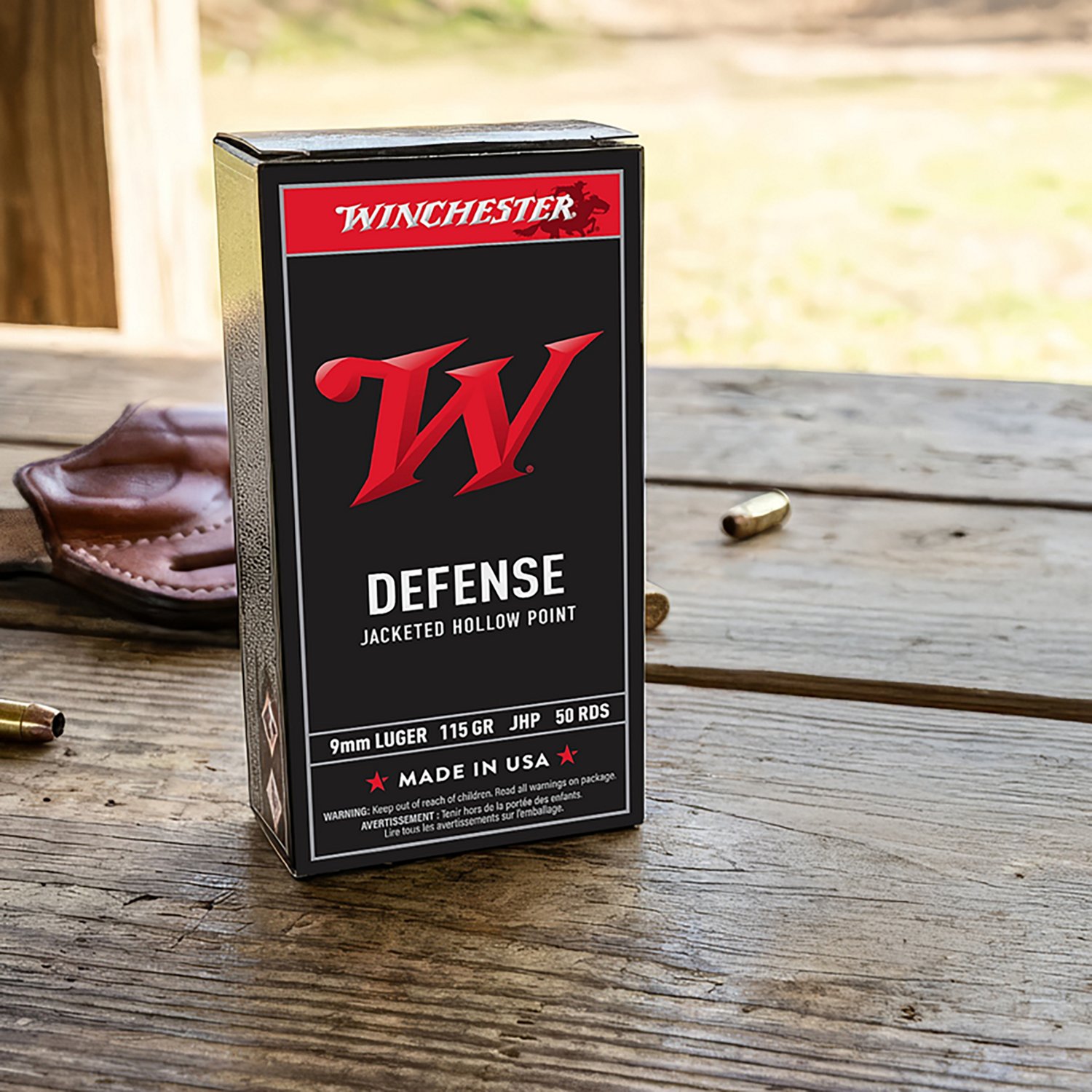 Winchester USA JHP 9mm Luger 115-Grain Handgun Ammunition - 50 Rounds - view number 3