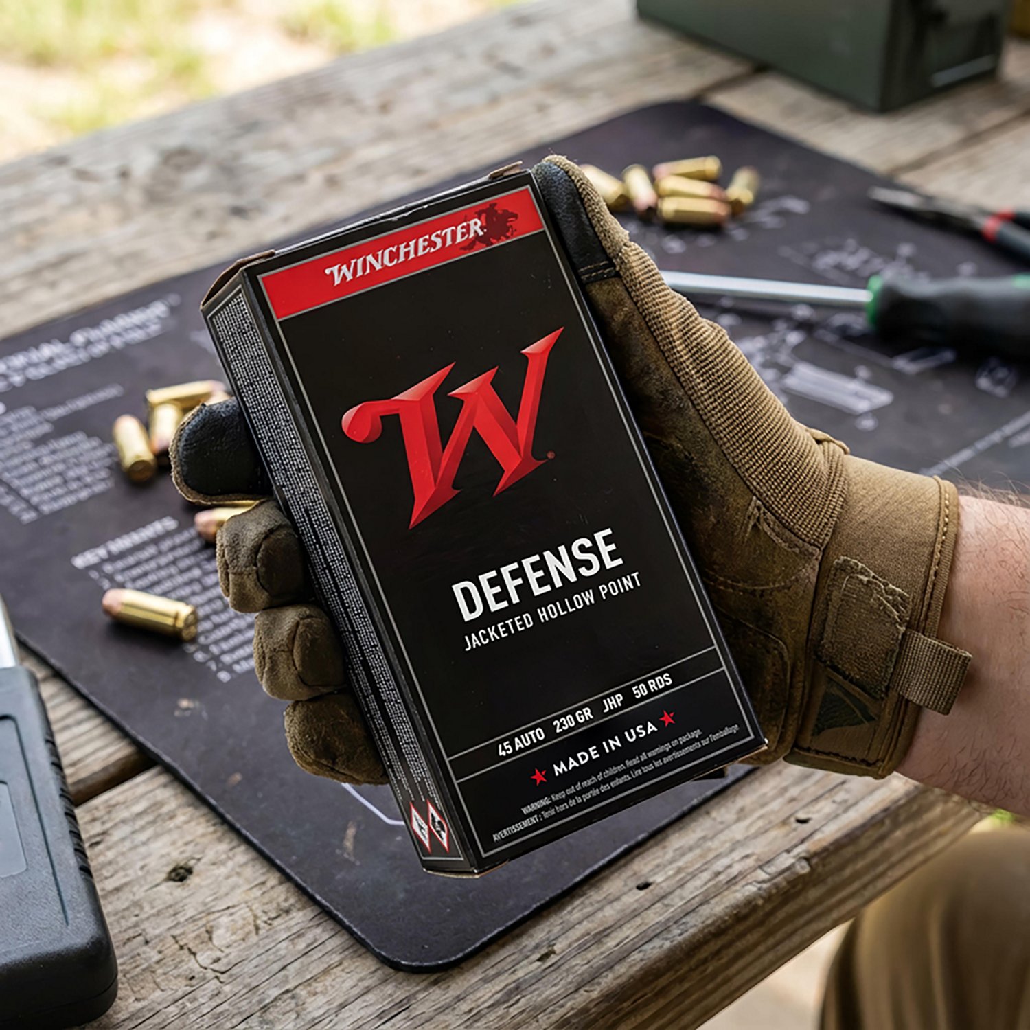 Winchester USA JHP .45 Automatic 230-Grain Handgun Ammunition - 50 Rounds - view number 2