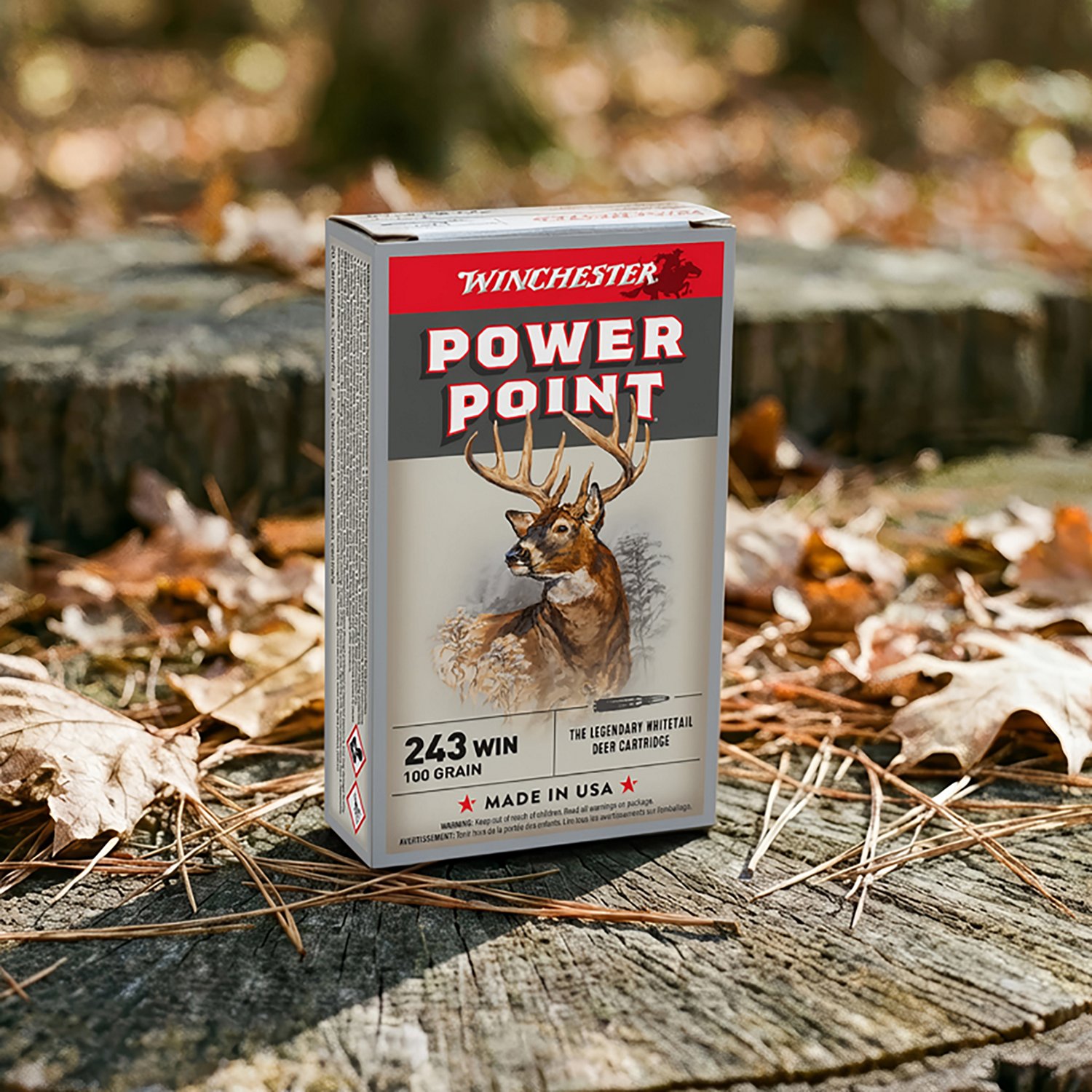 Winchester Super-X Power-Point .243 Winchester 100-Grain Rifle Ammunition - 20 Rounds - view number 2