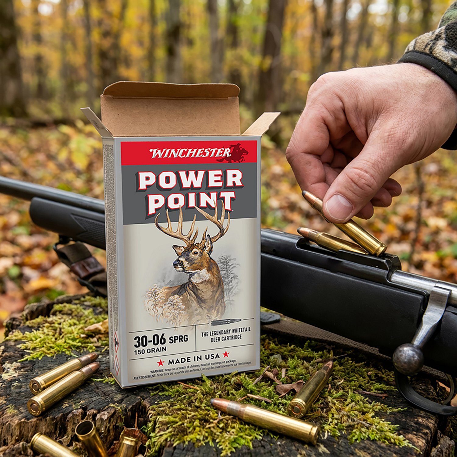 Winchester SUPER-X Power-Point .30-06 Springfield 150-Grain Rifle Ammunition - 20 Rounds - view number 2