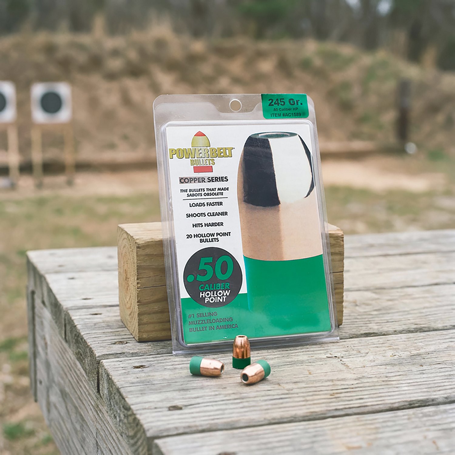 PowerBelt Hollow Point Copper .50 Caliber 245-Grain Muzzleloader Ammunition - view number 3