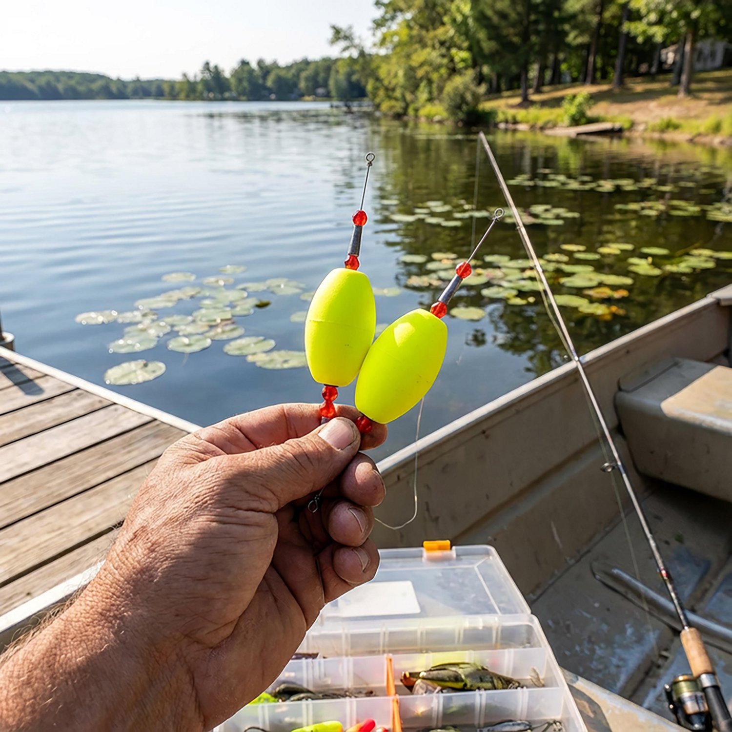 Comal Tackle 4" x 6" Snap-On Peg Floats 2-Pack - view number 2