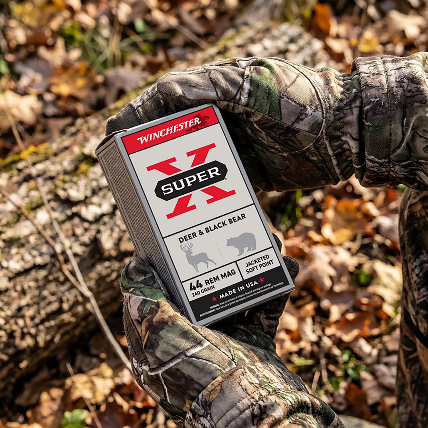 Winchester USA Jacketed Soft Point .44 Remington Magnum 240-Grain Handgun Ammunition - 50 Rounds - view number 4