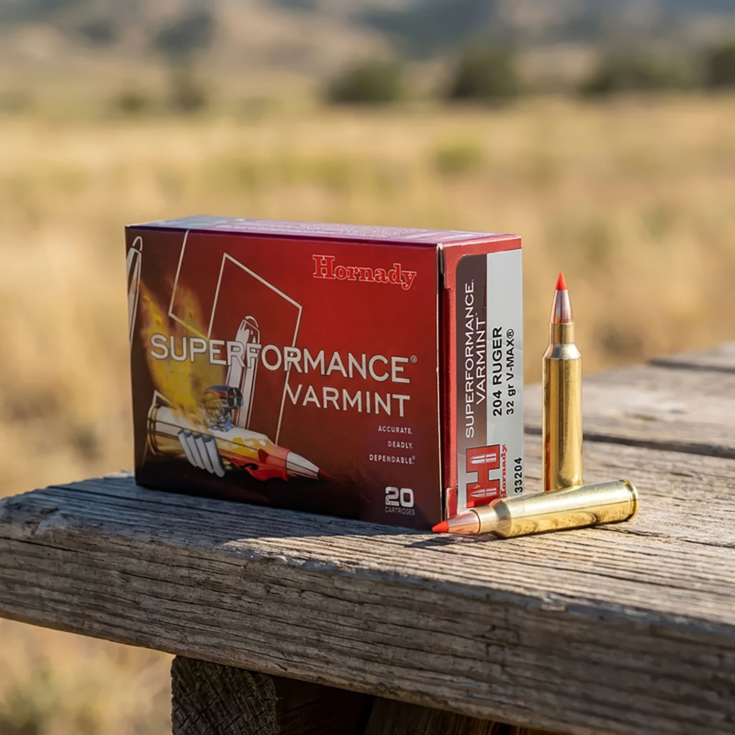 Hornady V-MAX™ .204 Ruger 32-Grain Rifle Ammunition - 20 Rounds - view number 2