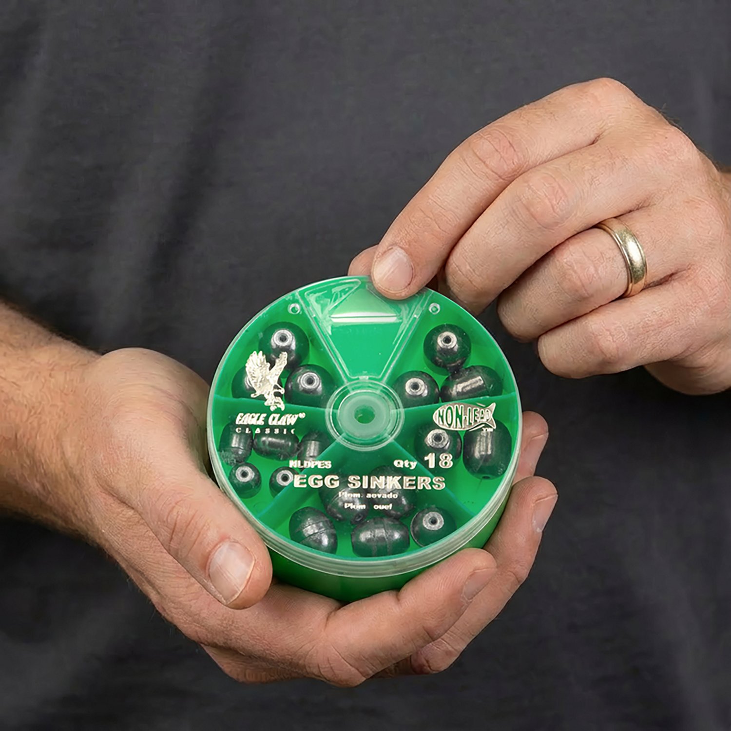 Eagle Claw Egg Sinker Non-Lead Sinkers 24-Pack                                                                                   - view number 2