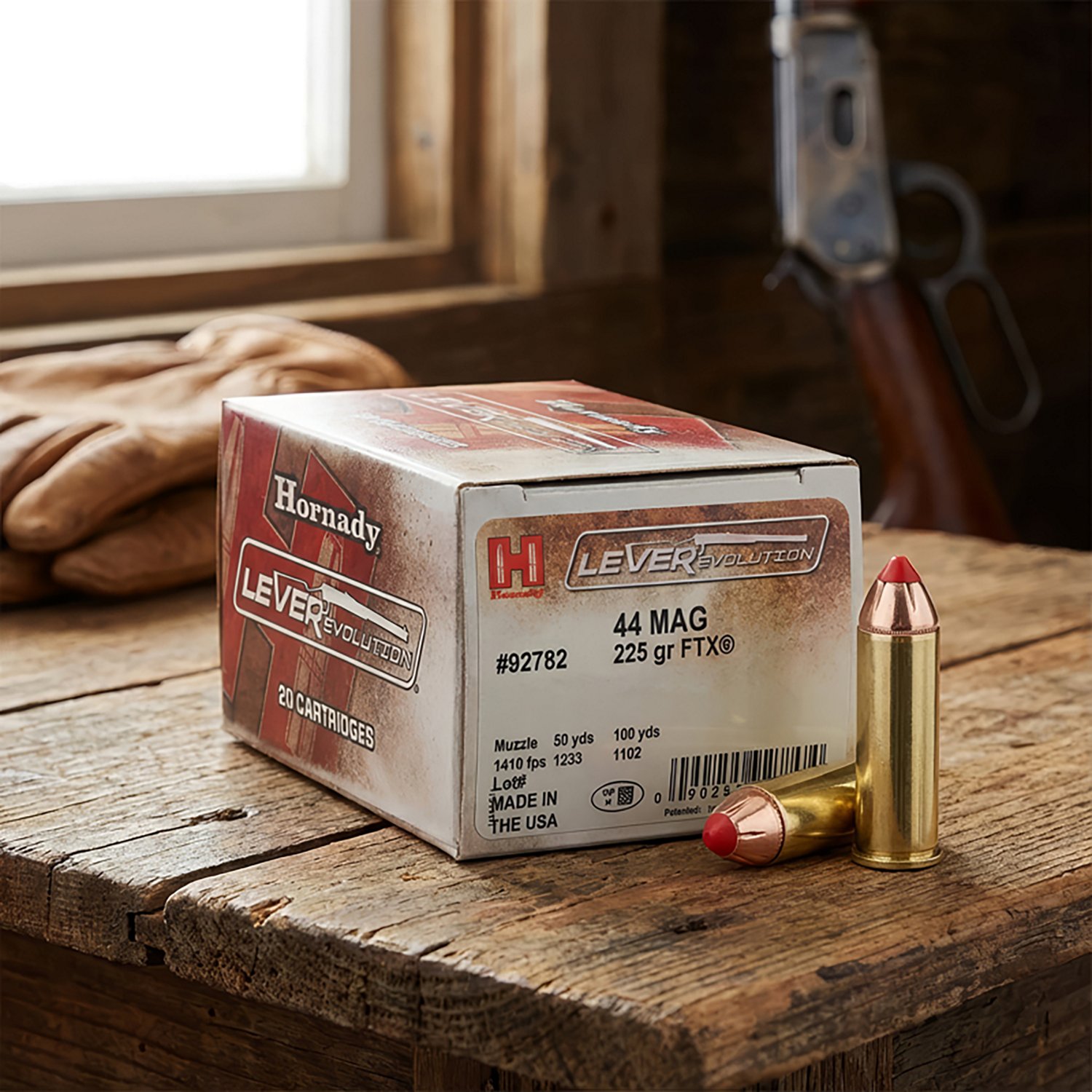 Hornady FTX LEVERevolution .44 Mag 225-Grain Handgun Ammunition - 20 Rounds                                                      - view number 2