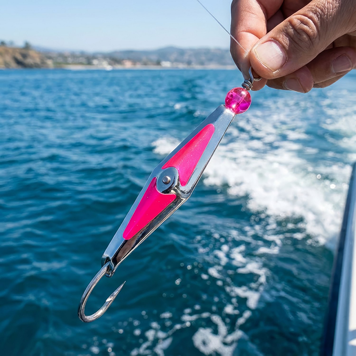 Clarkspoon Size 1 Stainless-Steel Hook with Metallic Flash                                                                       - view number 2