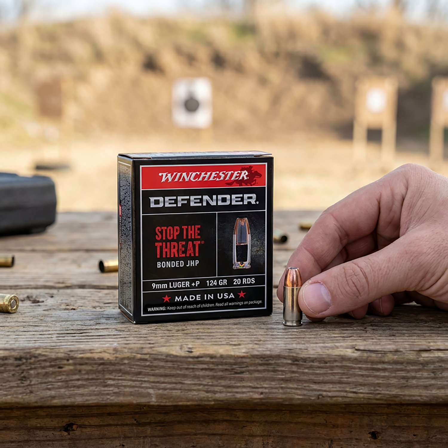 Winchester Bonded PDX1 9mm Luger +P 124-Grain Handgun Ammunition - 20 Rounds - view number 3
