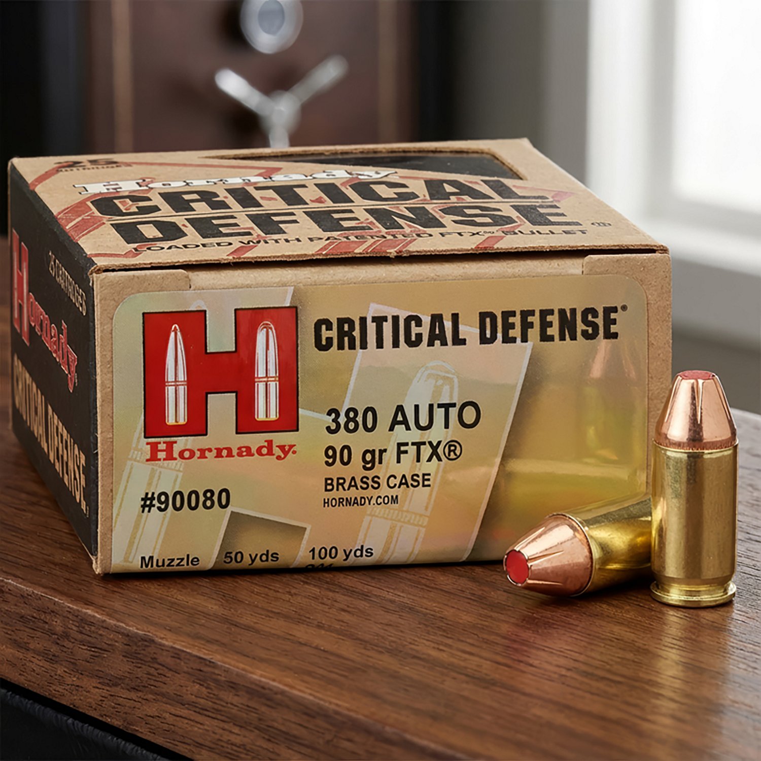 Hornady FTX Critical Defense .380 Automatic 90-Grain Handgun Ammunition - 25 rounds - view number 2
