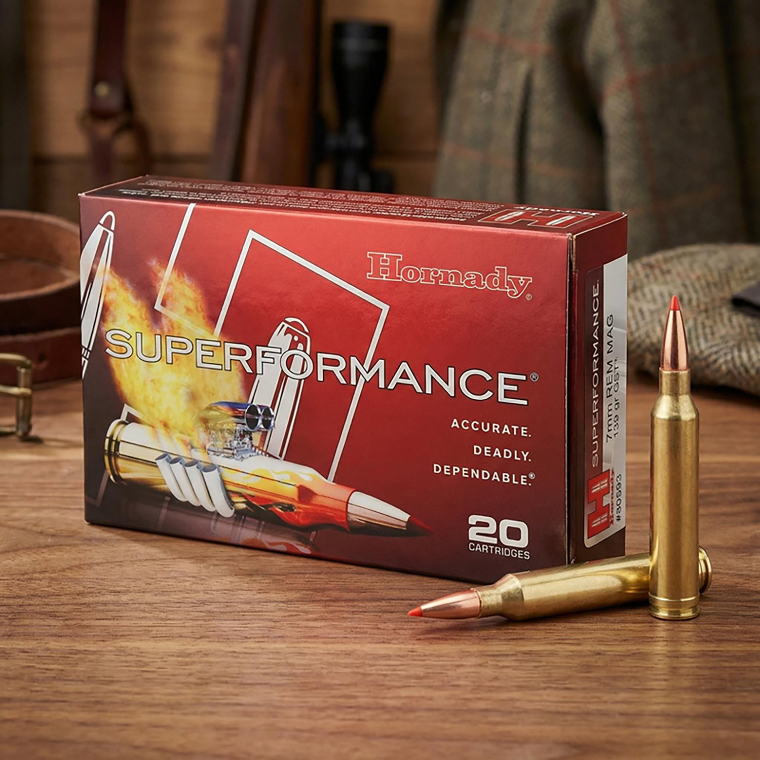 Hornady Superformance SST 7mm Rem Mag 139-Grain Rifle Ammunition - 20 Rounds - view number 2
