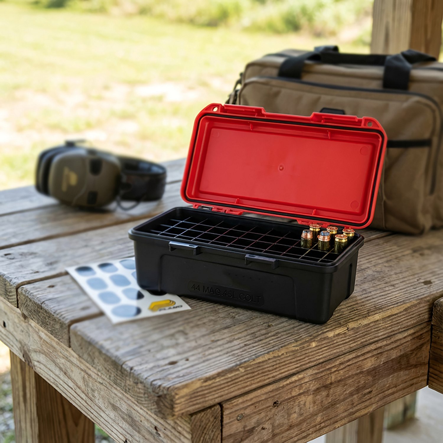 Plano 50-Count Handgun Ammo Case for .41 Magnum, .44 Magnum and .45 Long Colt Bullets - view number 2