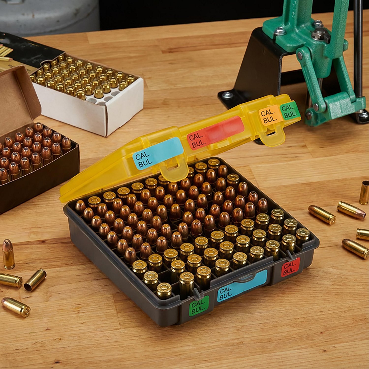 Plano 100-Count Handgun Ammo Case for 9 mm and .380 Auto Bullets