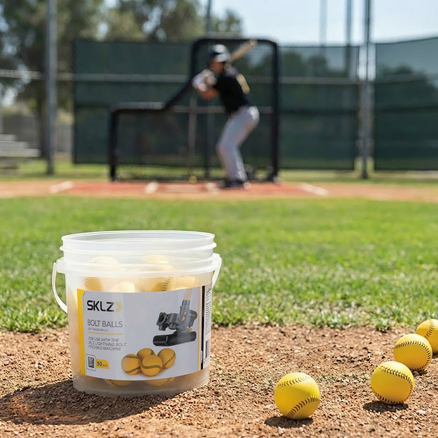 SKLZ Bolt Ball Bucket 50-Count - view number 5