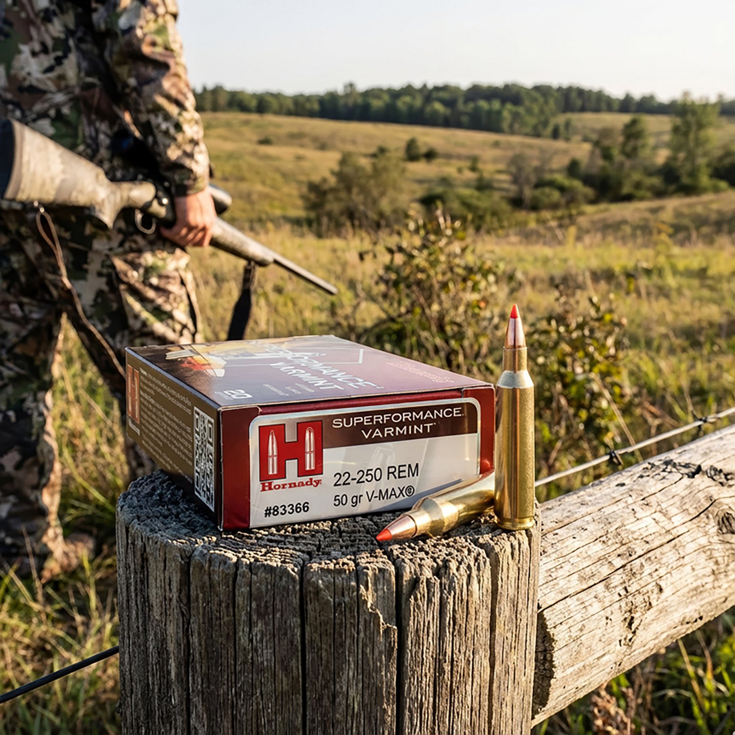 Hornady V-MAX™ Superformance™ Varmint .22-250 50-Grain Rifle Ammunition - 20 Rounds - view number 2