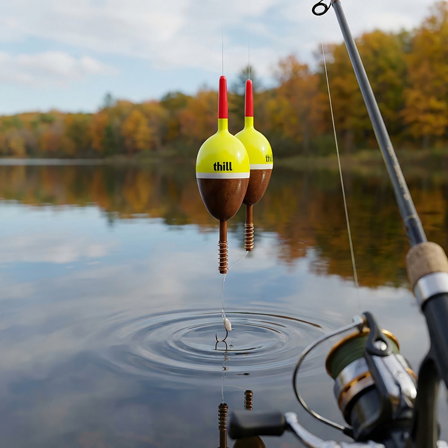 Thill American Class 7/8" Oval Floats 2-Pack                                                                                     - view number 2