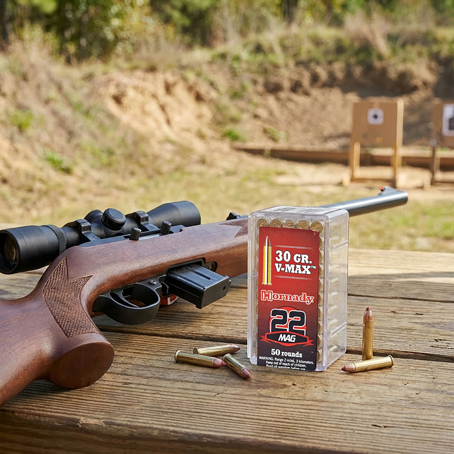 Hornady V-MAX™ .22 WMR 30-Grain Rimfire Rifle Ammunition - 50 Rounds - view number 2