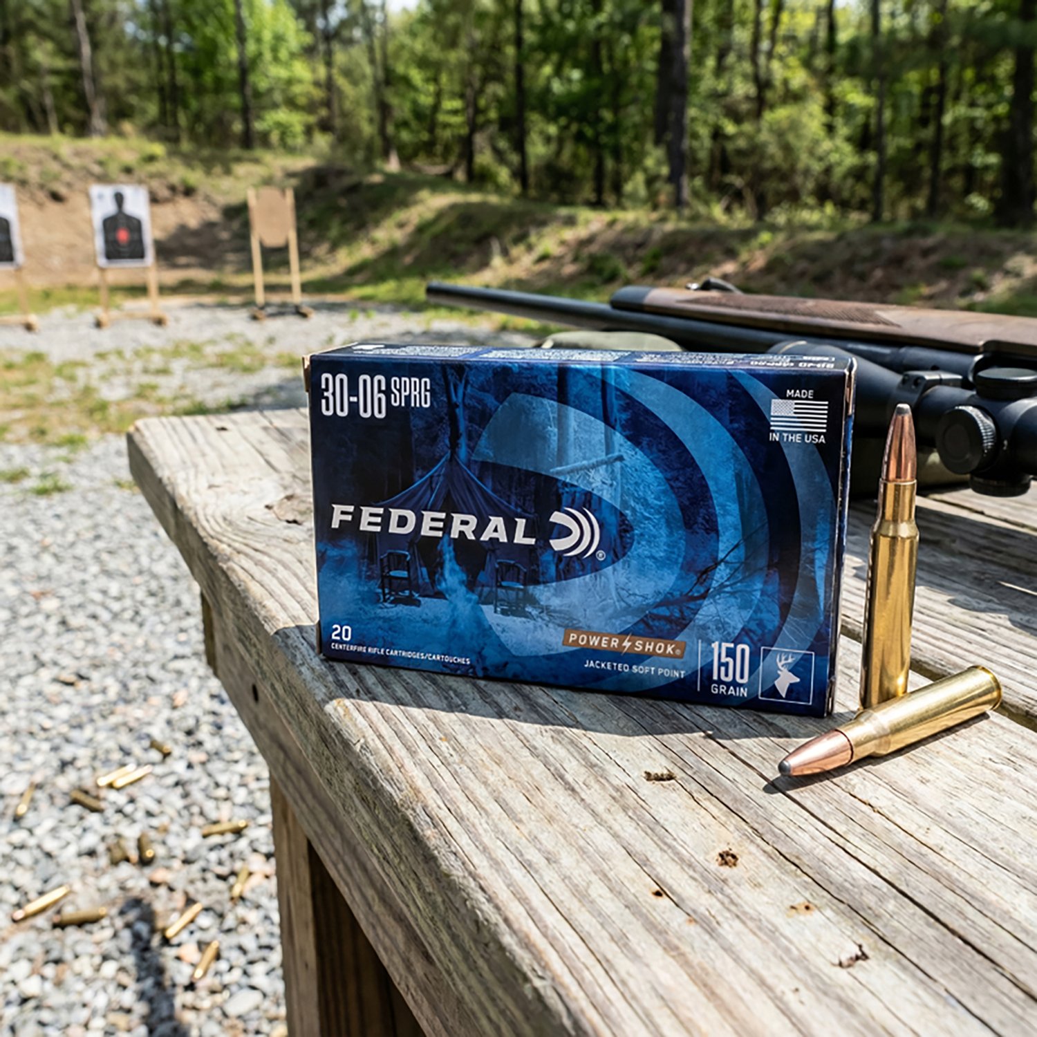 Federal Premium Ammunition Power-Shok .30-06 Springfield 150-Grain Centerfire Rifle Ammunition - view number 4