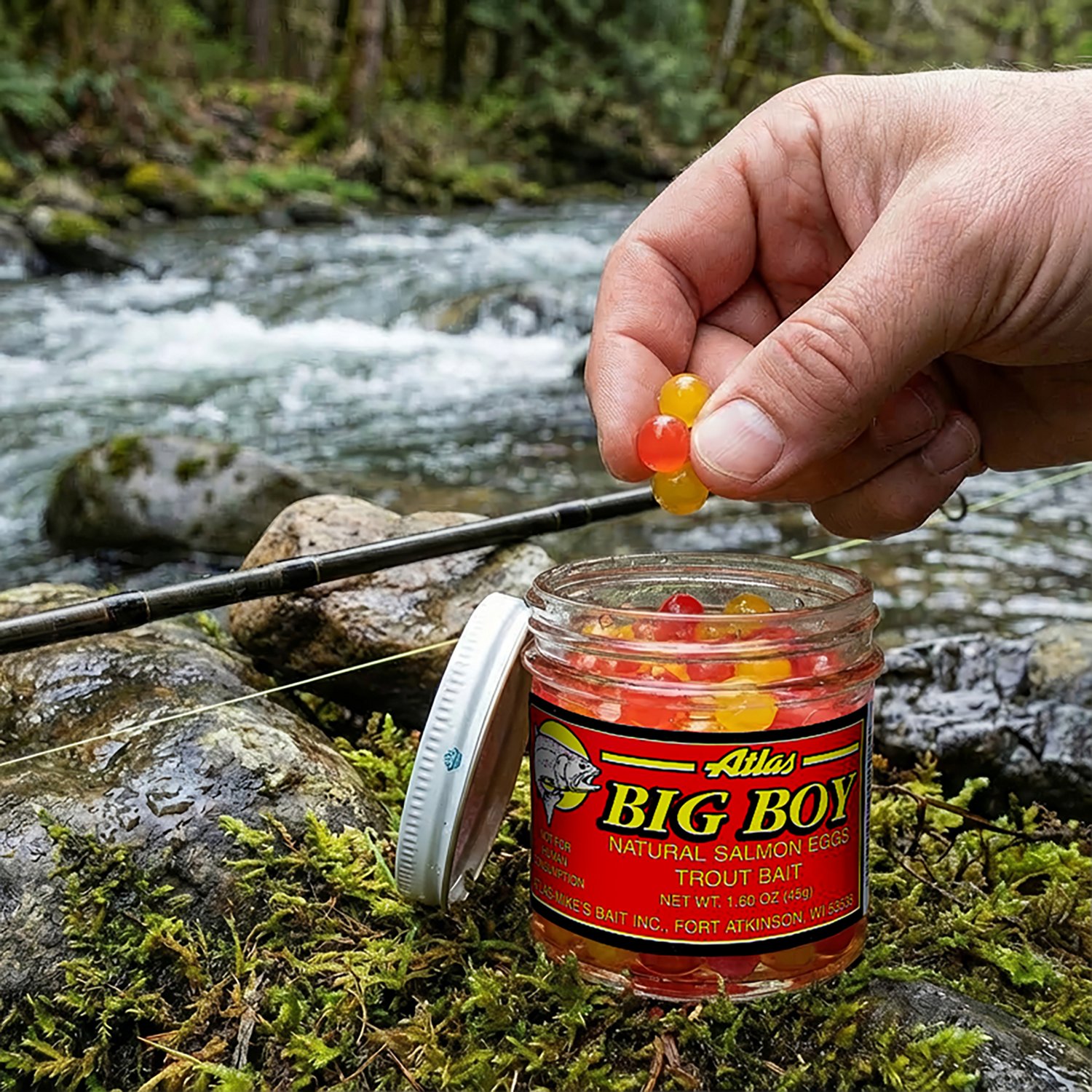 Atlas Big Boy 1.6 oz. Assorted Salmon Eggs                                                                                       - view number 2