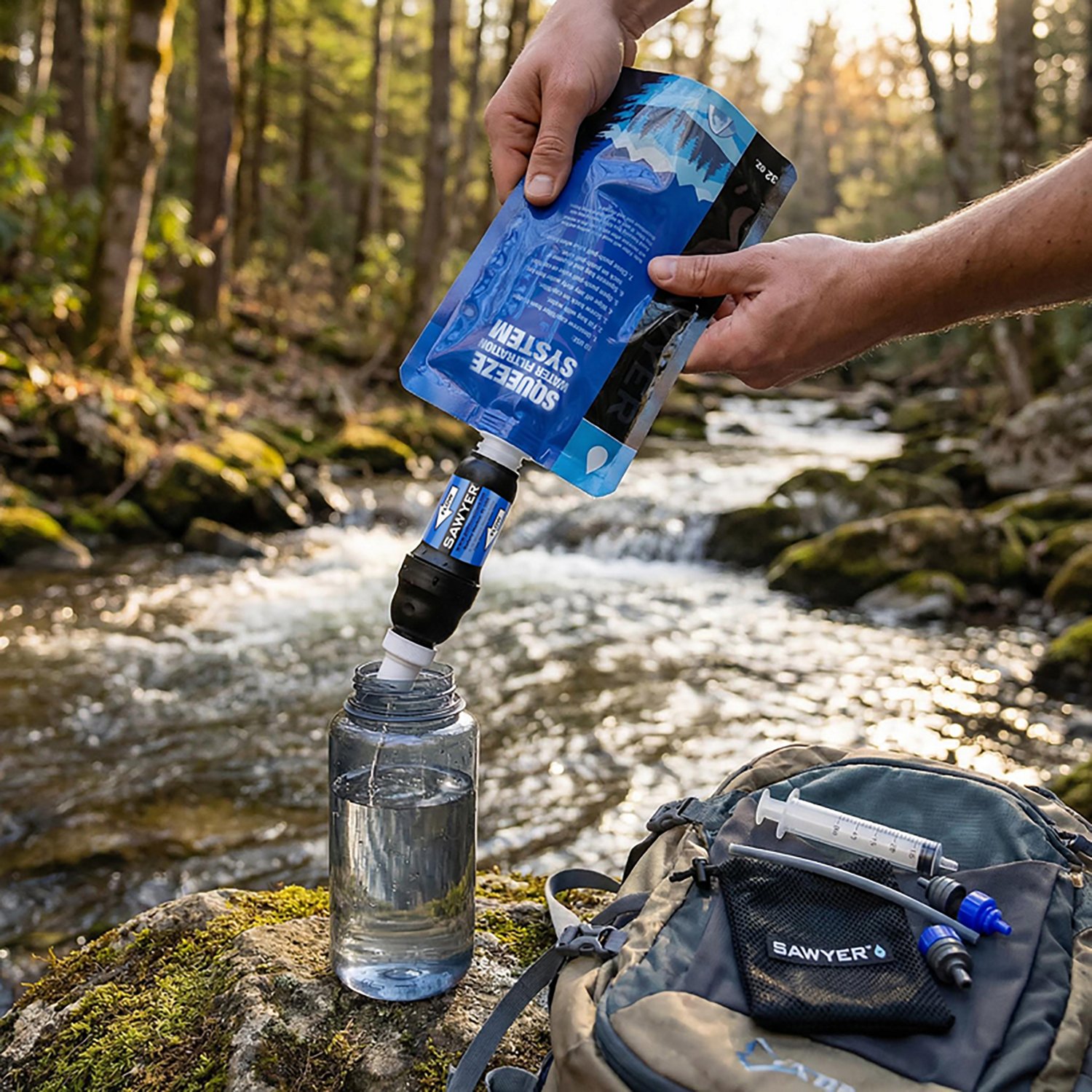 Sawyer Squeeze Water Filtration System with 1-Liter Pouch - view number 6