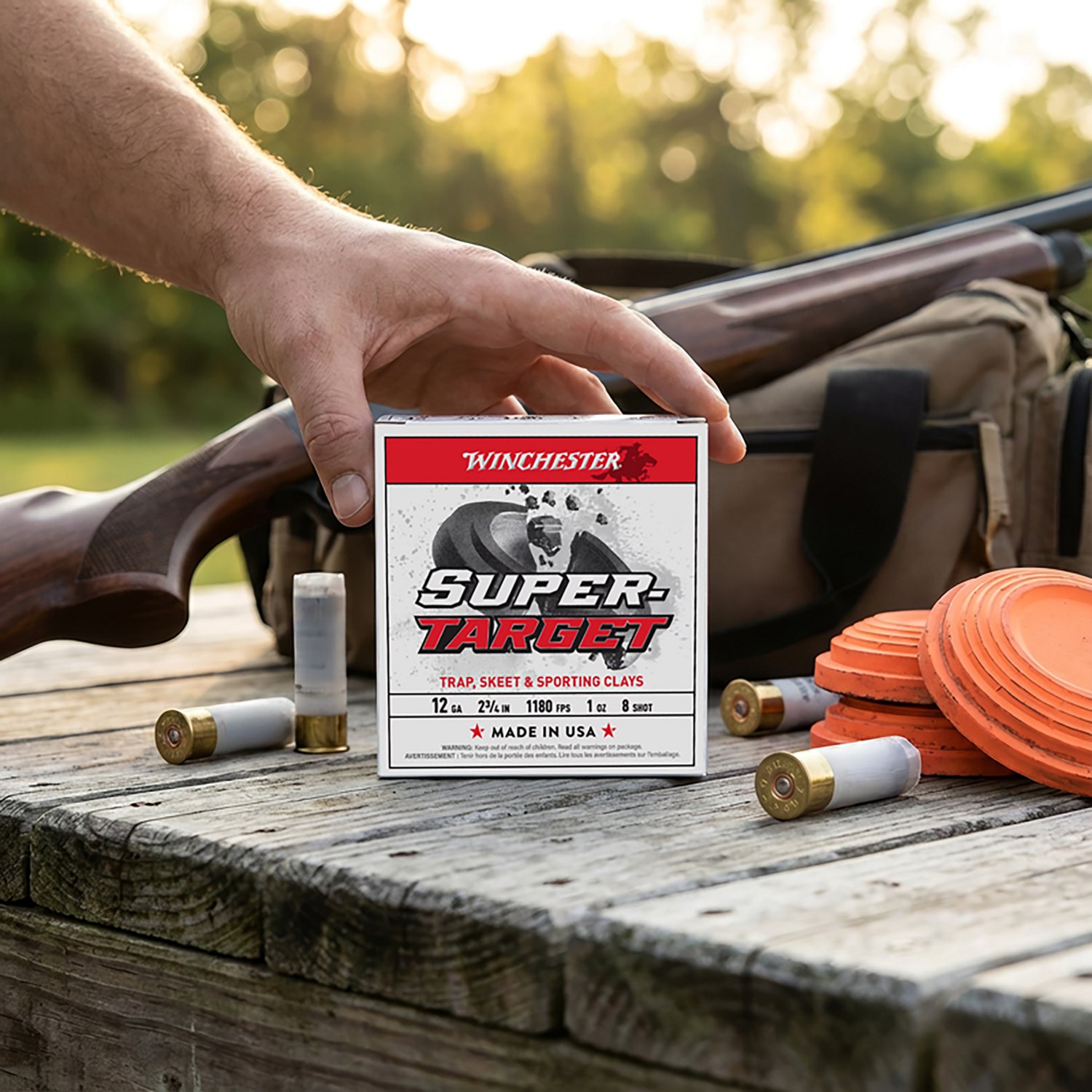 Winchester Super-Target 12 Gauge 8 Shotshells - 25 Rounds - view number 3