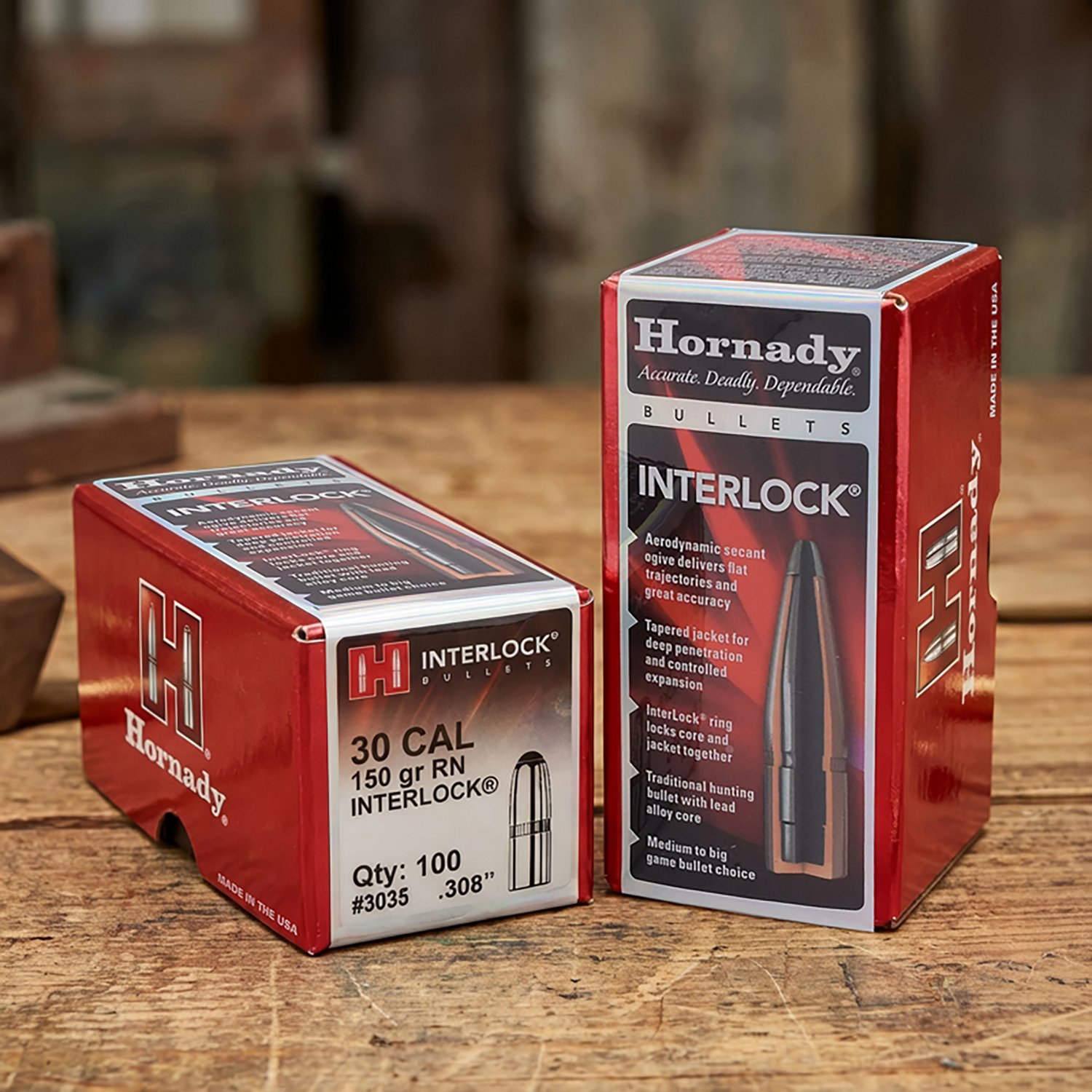 Hornady InterLock RN .30 Caliber 150-Grain Bullets - view number 3