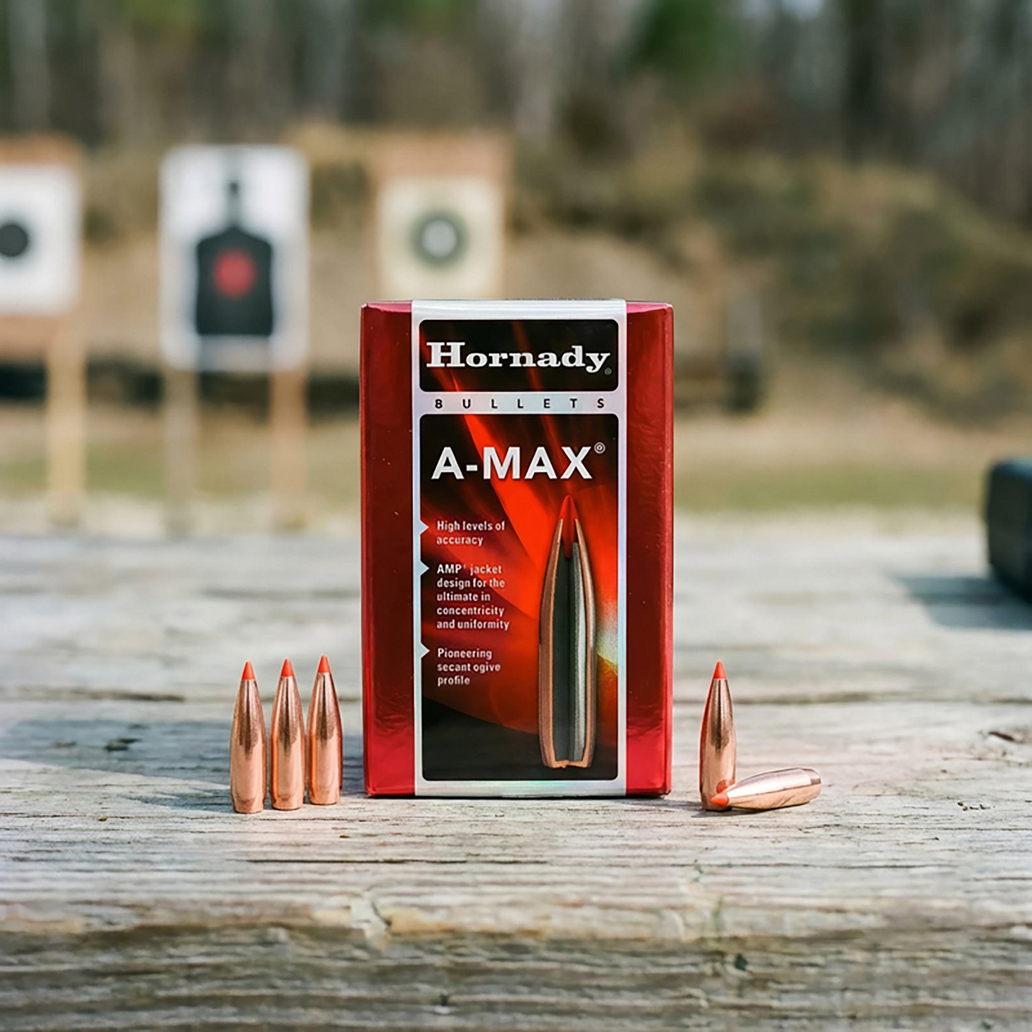Hornady A-MAX .30 168-Grain Rifle Bullets - view number 2