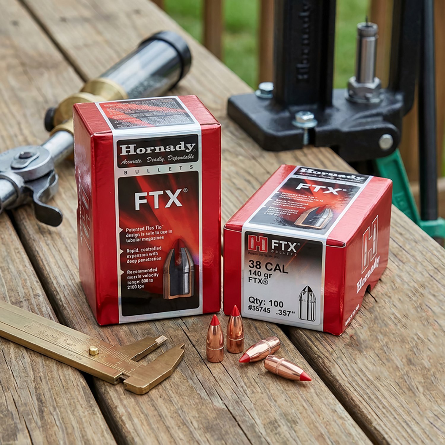 Hornady FTX .38/.357 Magnum 140-Grain Reloading Bullets - view number 2