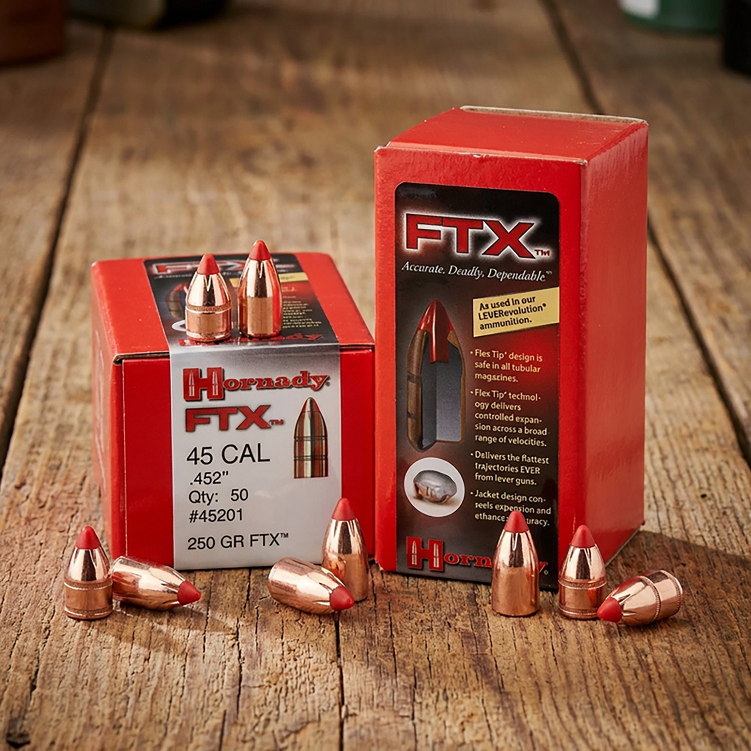 Hornady FTX .45/.450 Bushmaster 250-Grain Bullets - view number 2