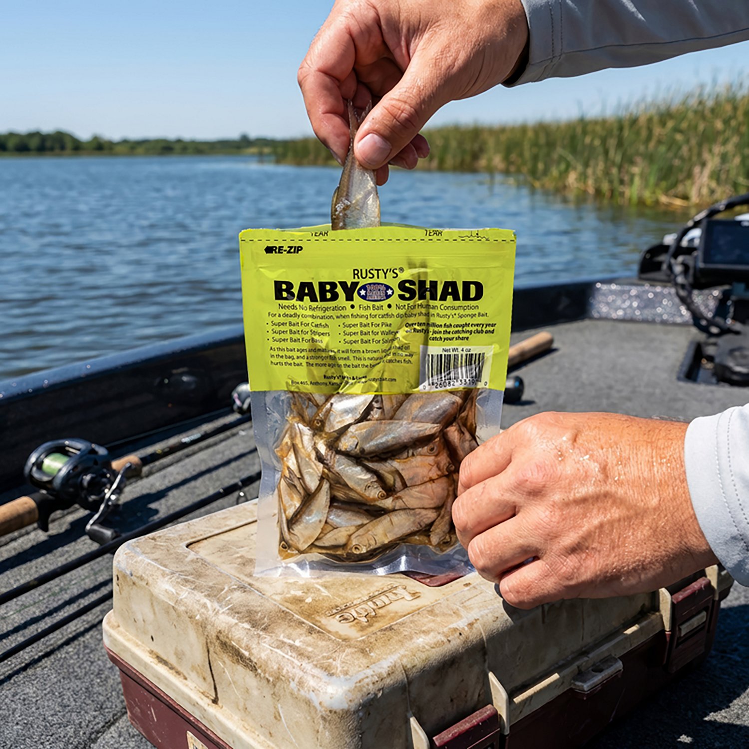 Rusty's 4 oz. Whole Baby Shad Bait                                                                                               - view number 2