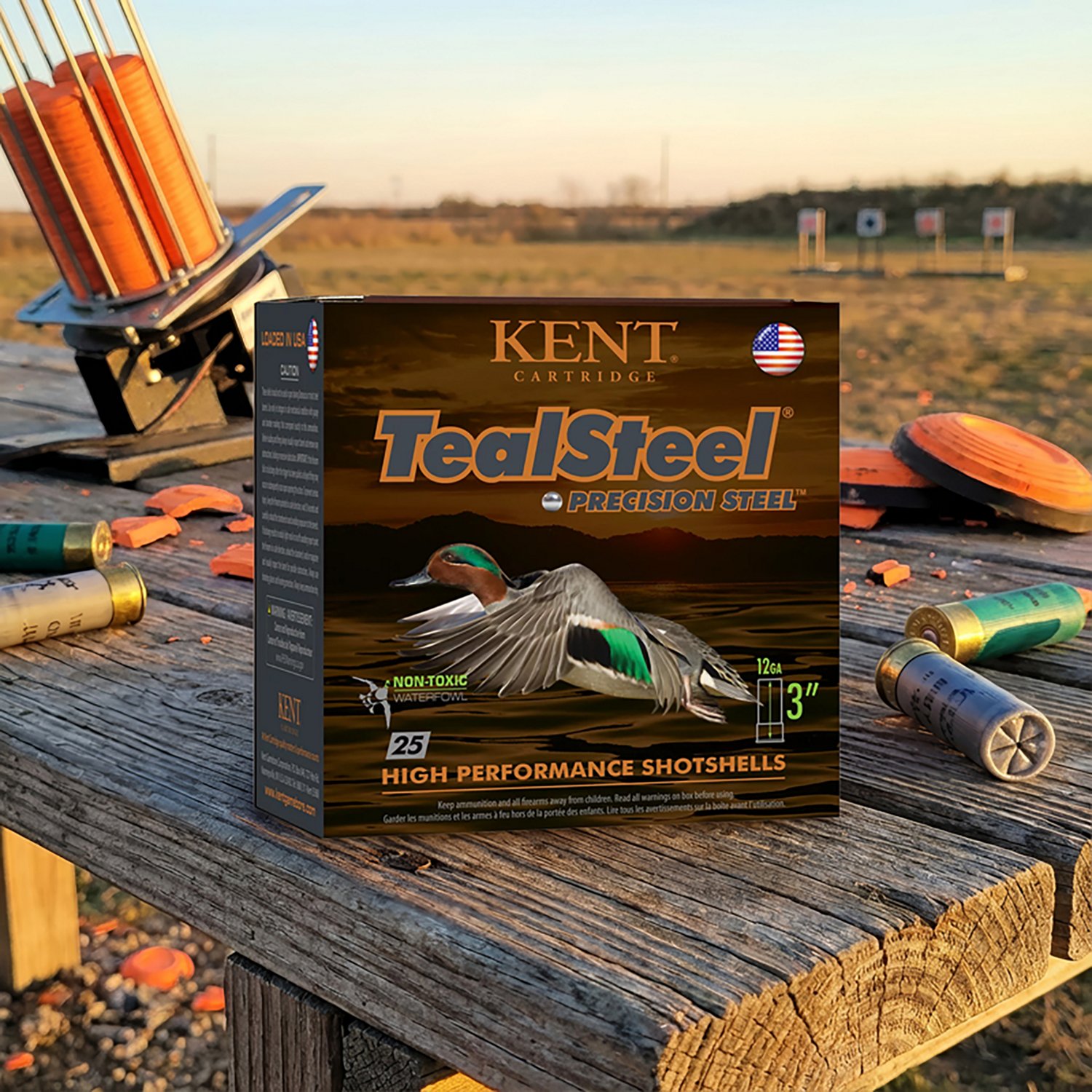 KENT TealSteel Waterfowl 12 Gauge Precision Steel Shotshells - 25 Rounds - view number 2