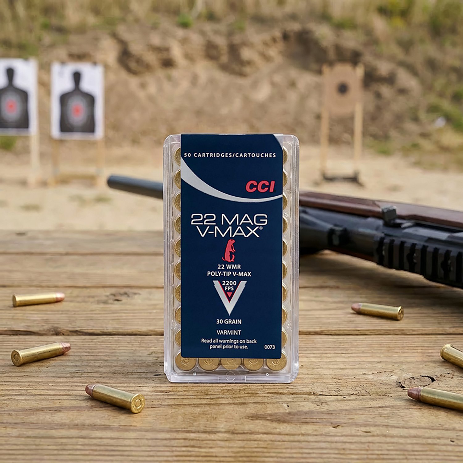 CCI V-Max .22 WMR Varmint 30-Grain Rimfire Ammunition - 50 rounds - view number 3
