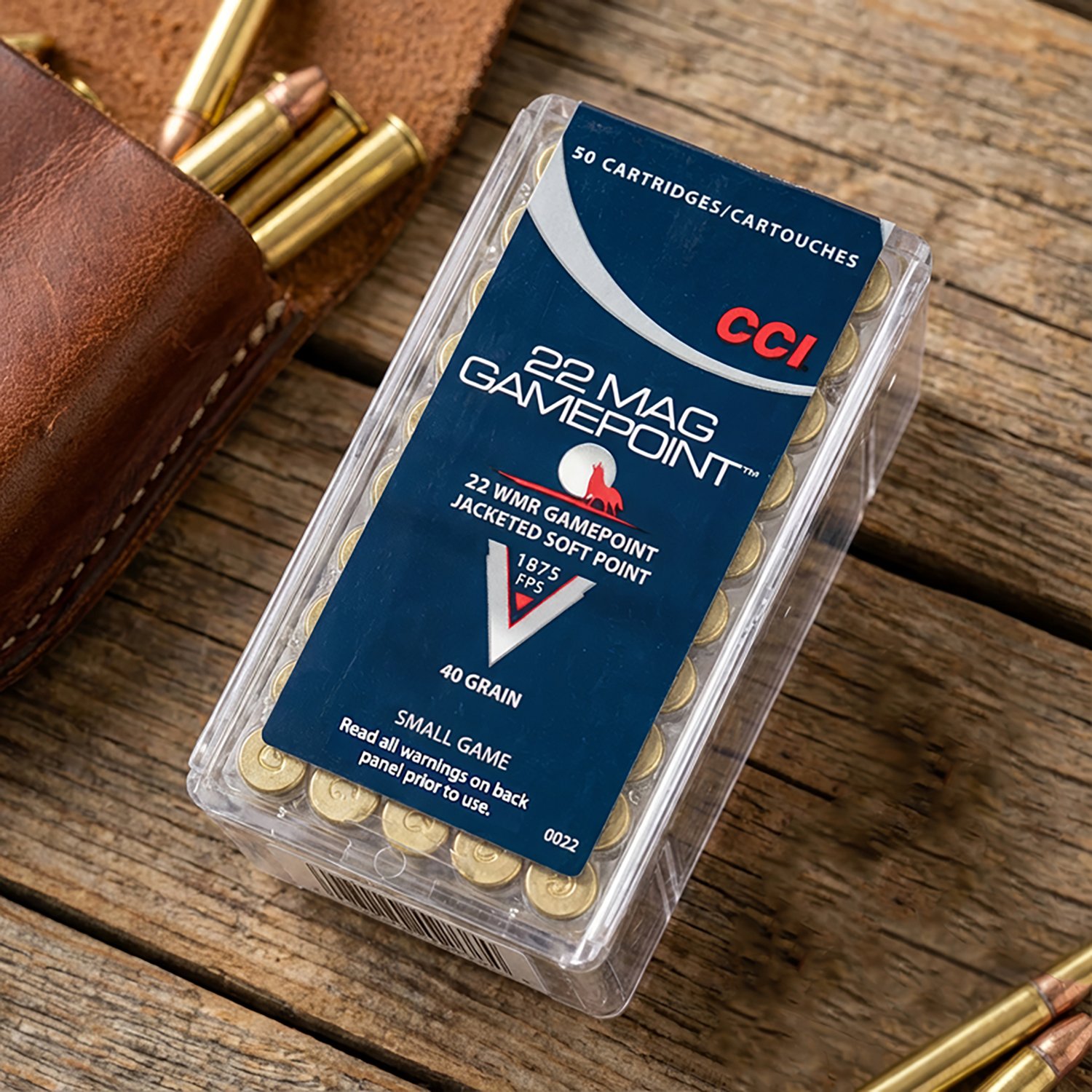CCI Small Game Gamepoint .22 WMR 40-Grain PSP Rimfire Ammunition - 50 rounds - view number 3