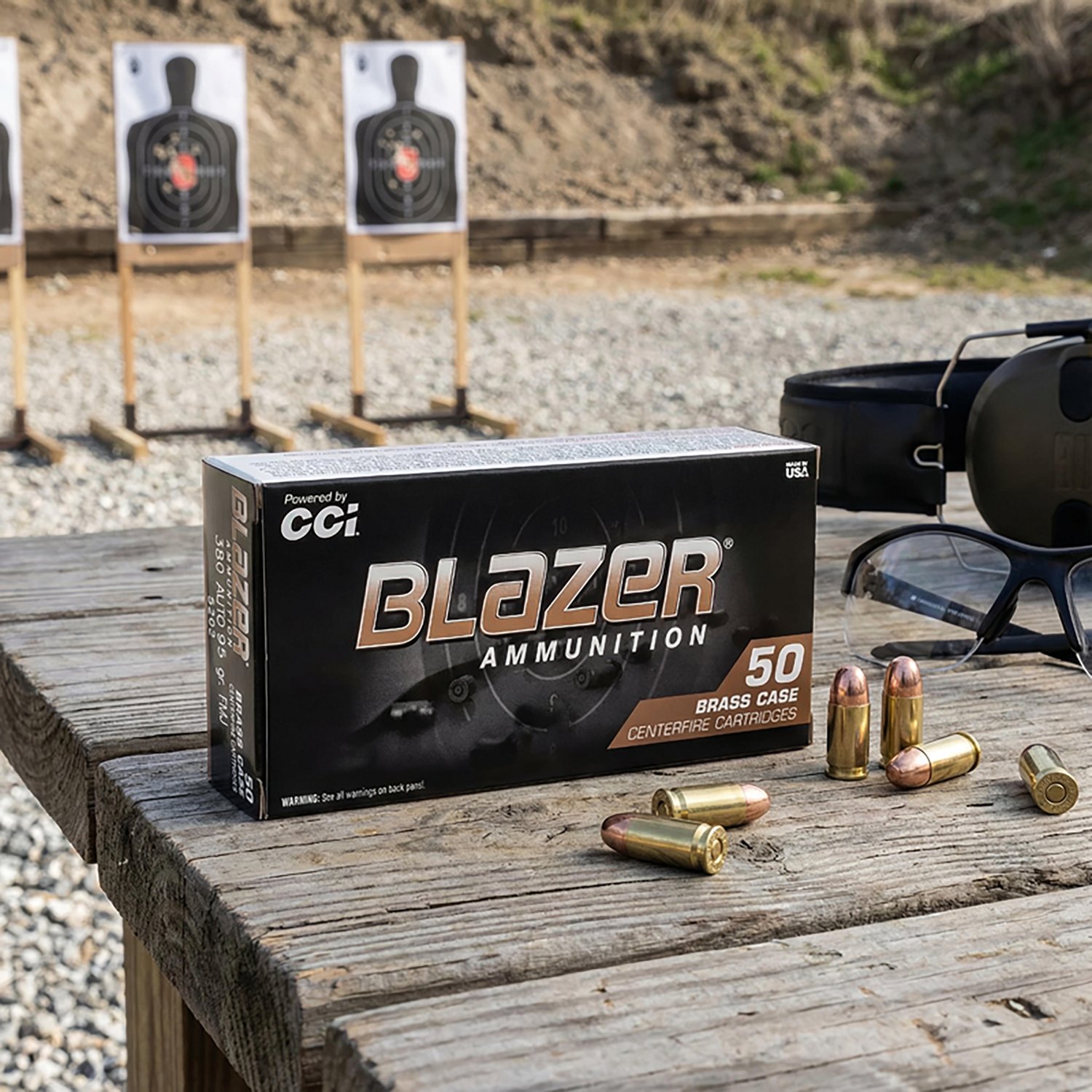 Blazer Brass Target Load FMJ .380 Auto 95-Grain Centerfire Handgun Ammunition - 50 Rounds - view number 2