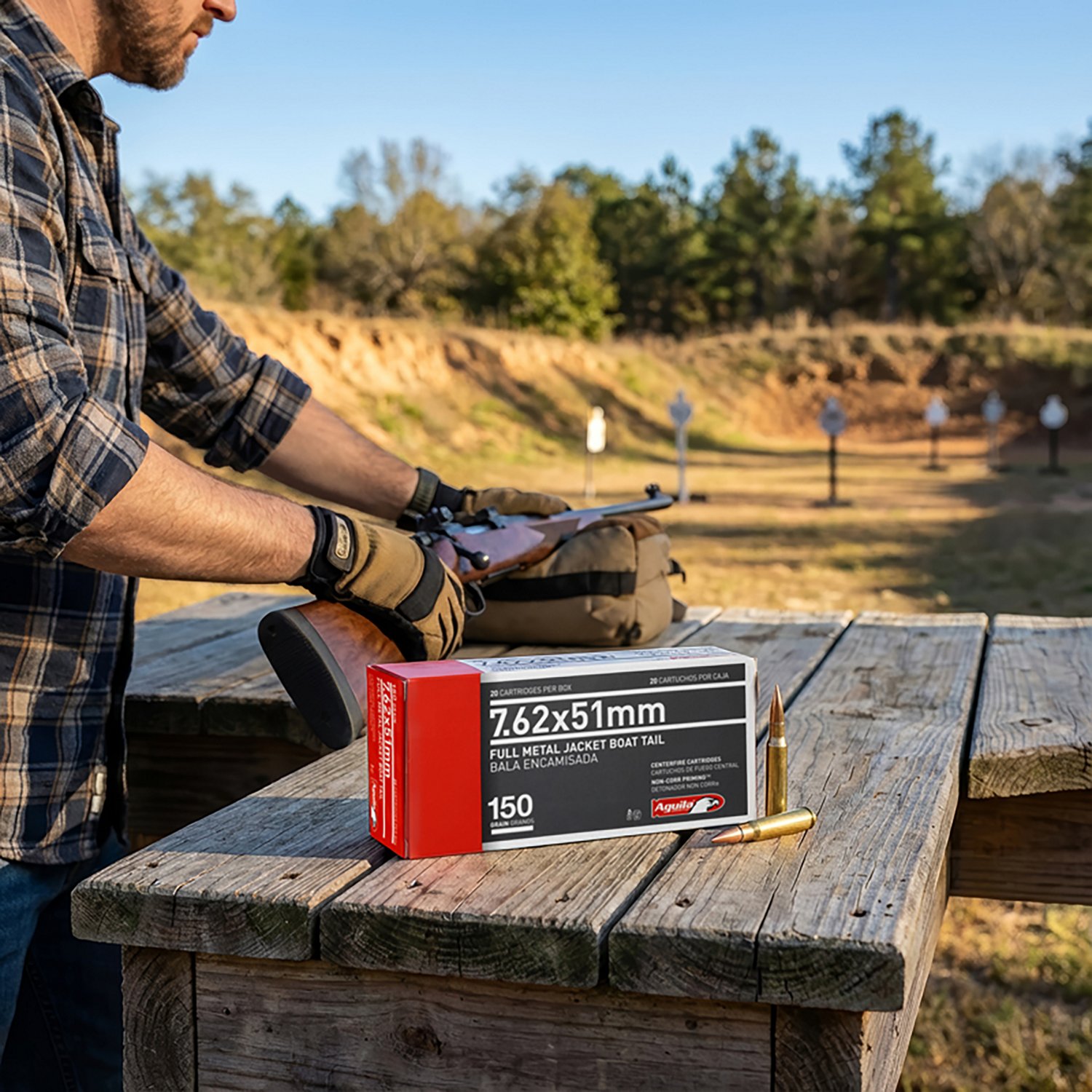 Aguila Ammunition 7.62 x 51 Caliber 150-Grain Centerfire Ammunition - 20 Rounds - view number 4