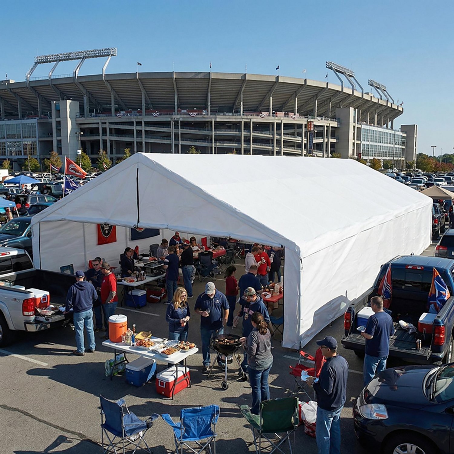 ShelterLogic 30' x 50' Canopy Enclosure Kit - view number 2