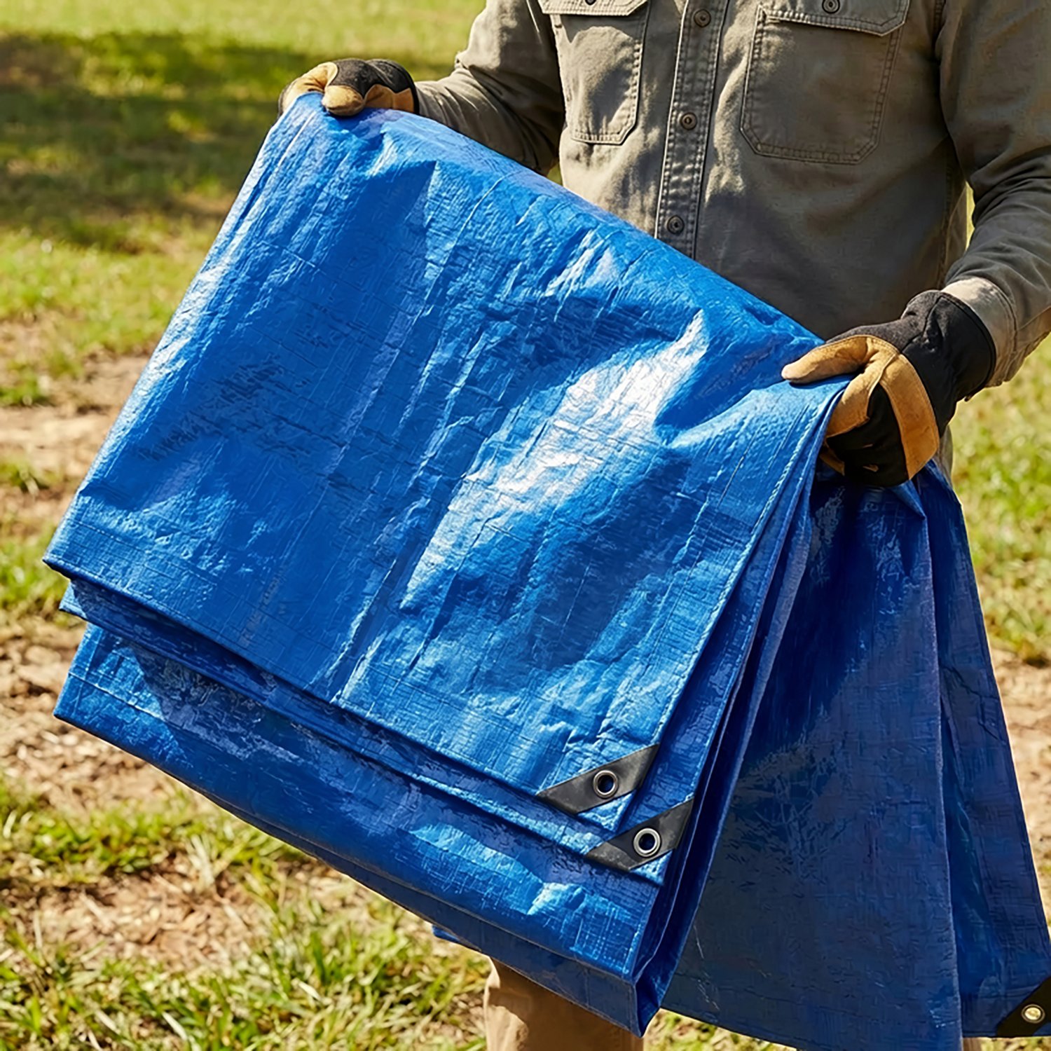 Academy Sports + Outdoors 8 ft x 10 ft Polyethylene Tarp - view number 2