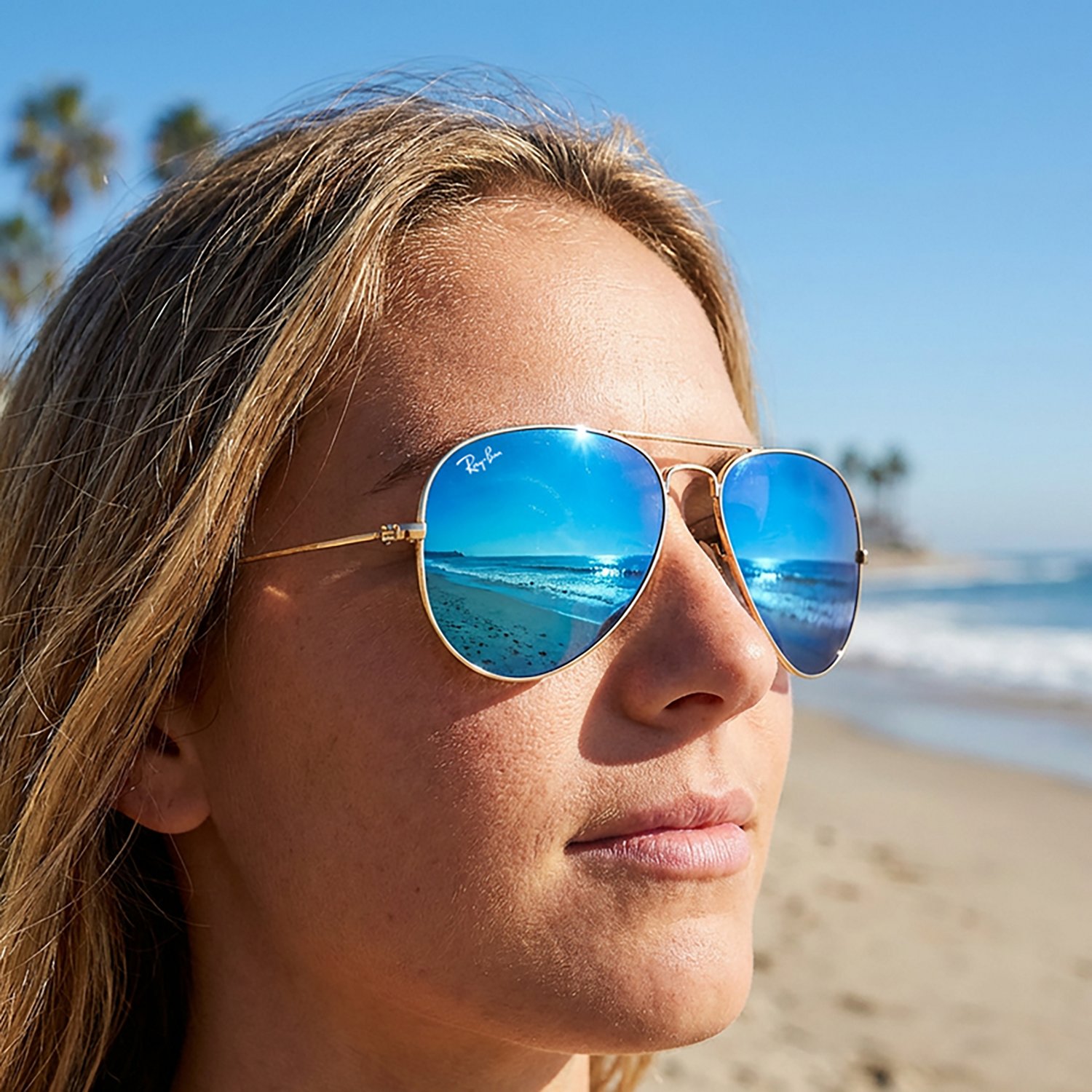 Ray-Ban Large Metal Aviator Sunglasses - view number 2