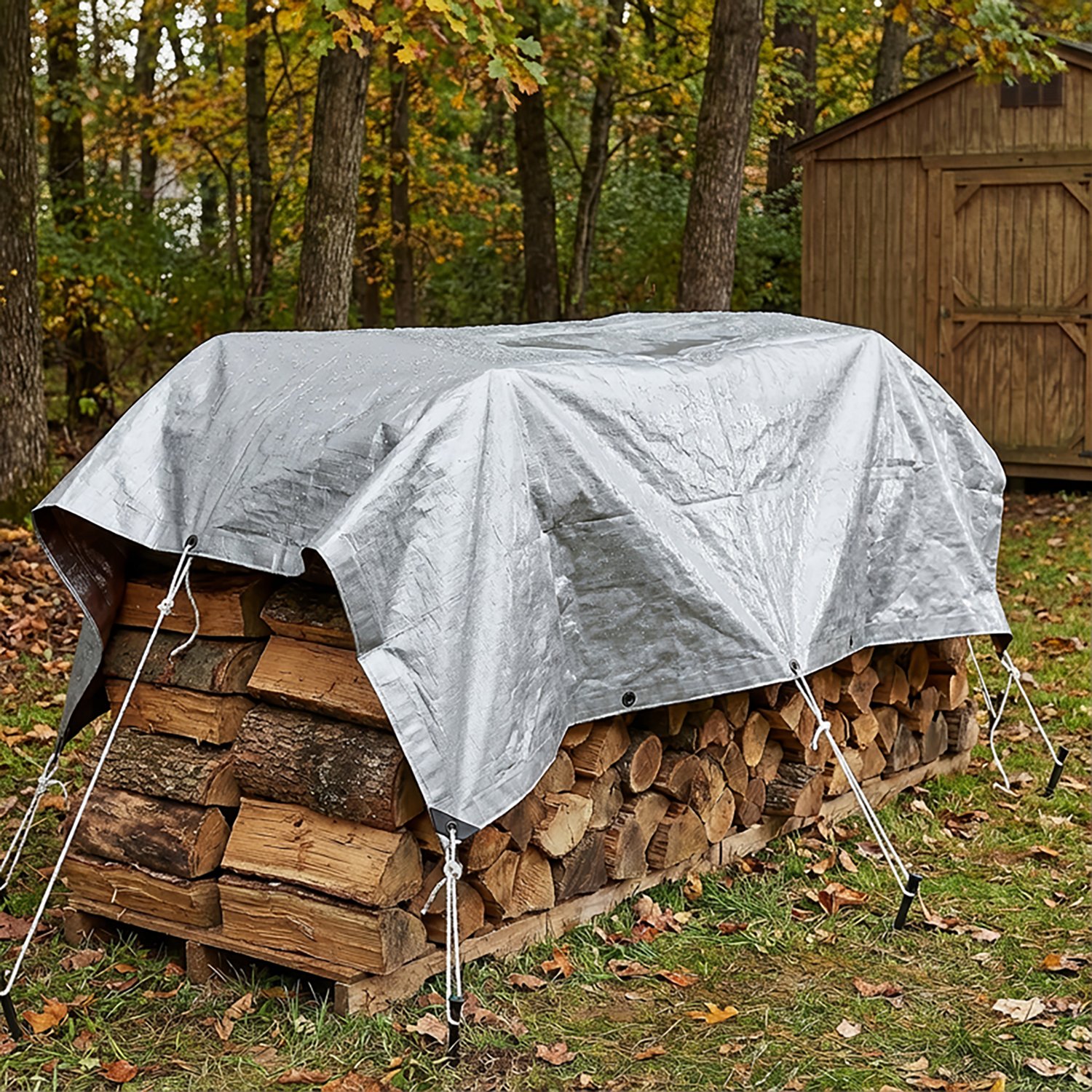 Academy Sports + Outdoors 10 ft x 12 ft Heavy-Duty Polyethylene Tarp - view number 2