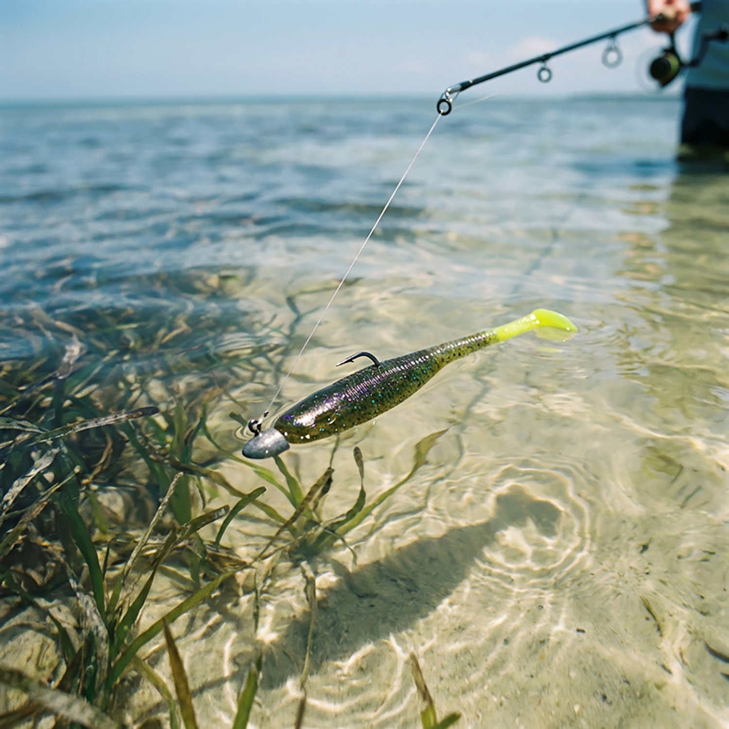 Down South Lures 4-1/2" Salt Water Paddle Tail Swimbaits 8-Pack - view number 2